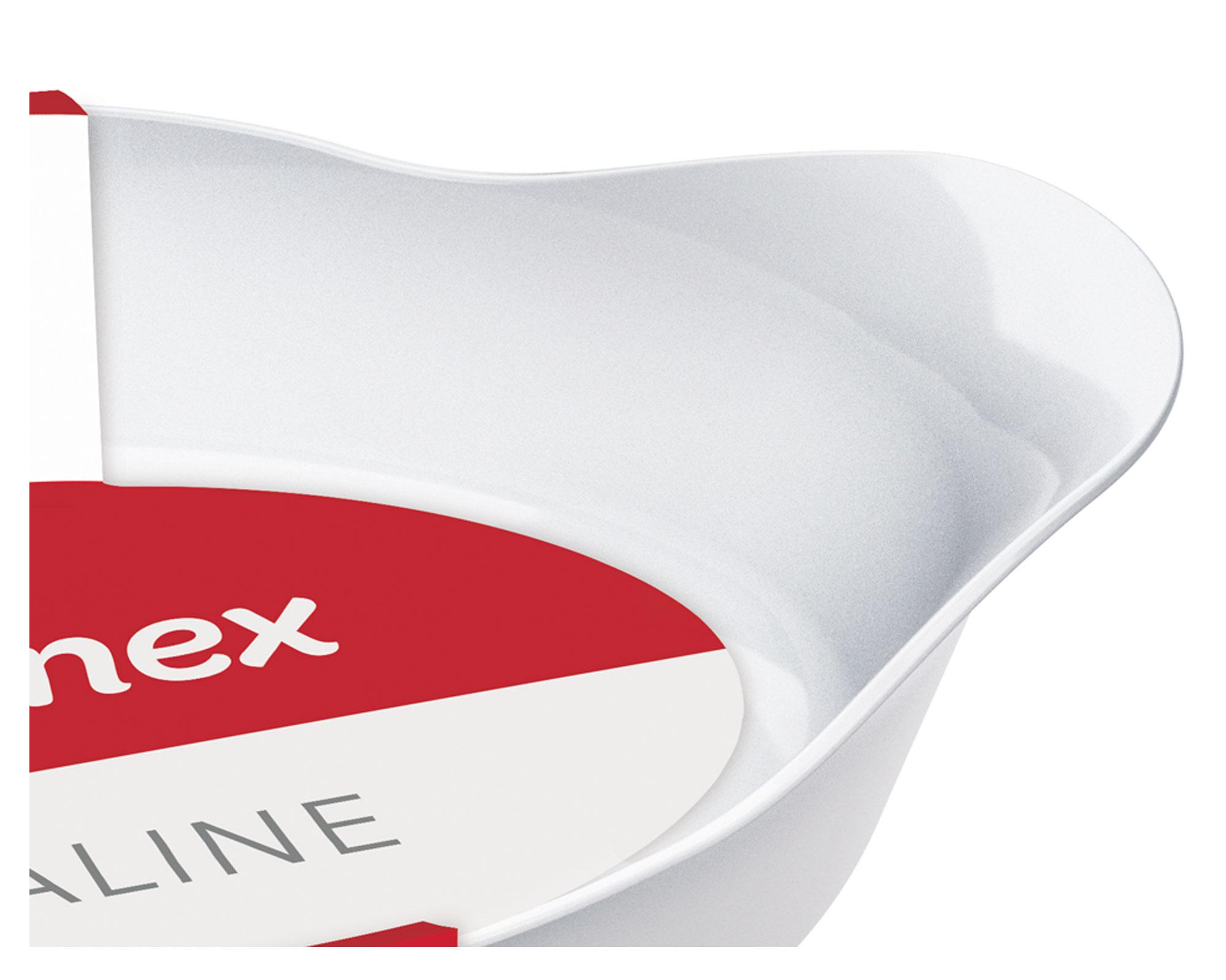 Asadera 1,4 litros Opaline blanco Marnex.-1