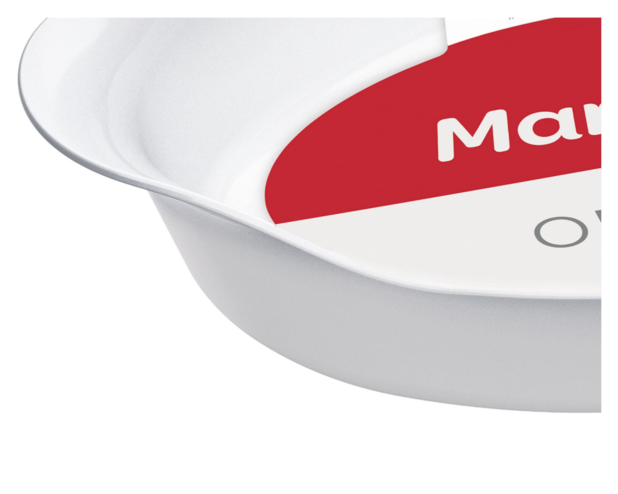 Asadera 0,6 litros Opaline blanco Marnex.-2