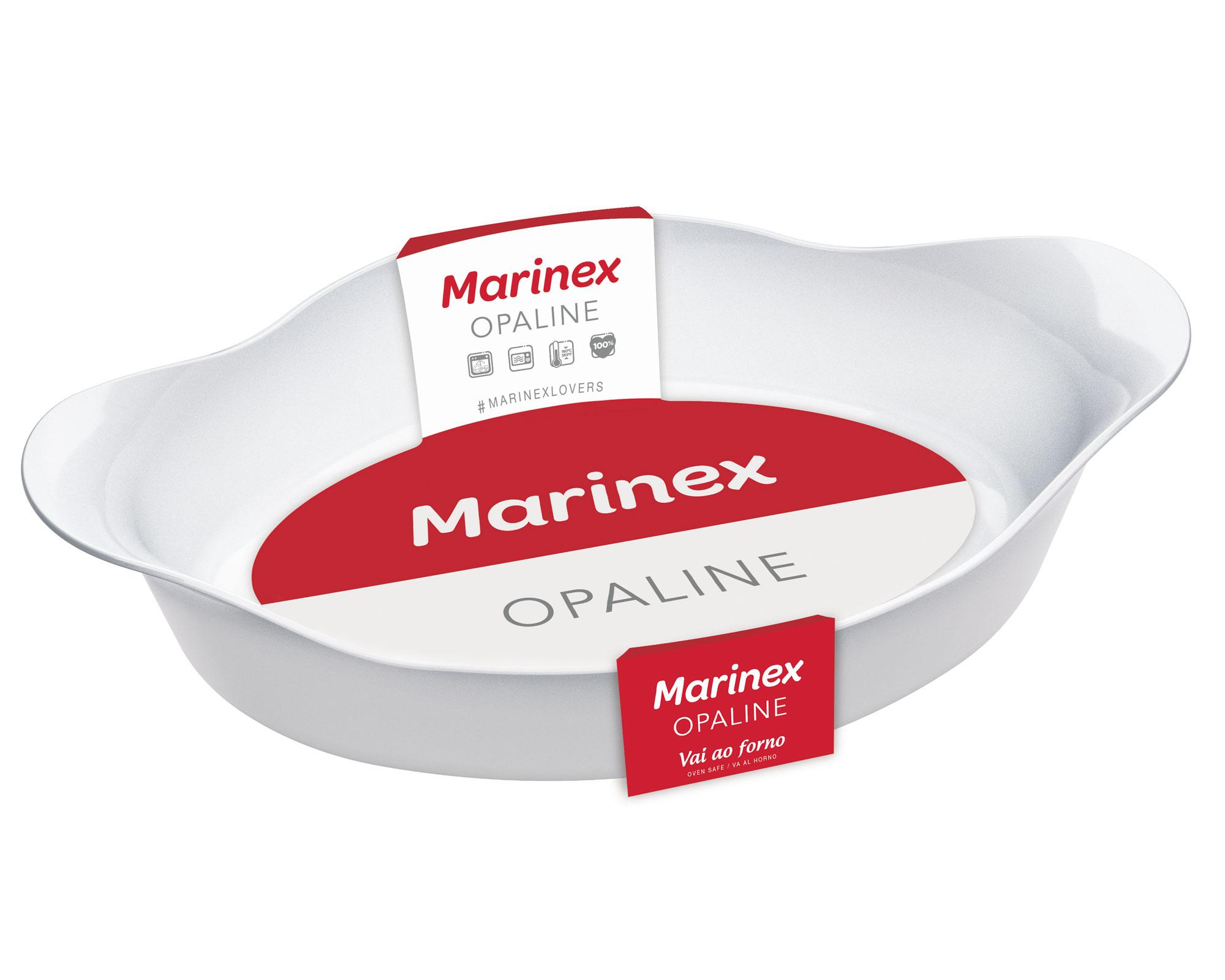 Asadera 0,6 litros Opaline blanco Marnex.-0