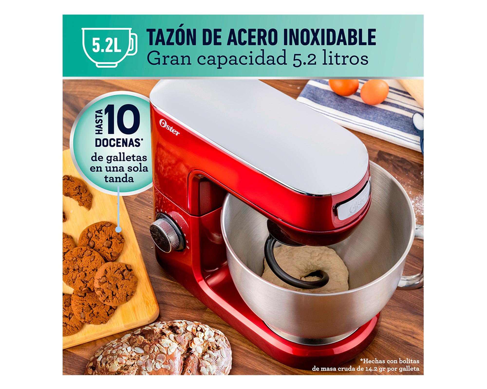 Batidora planetaria FPSTSMPL3R 750W rojo-3