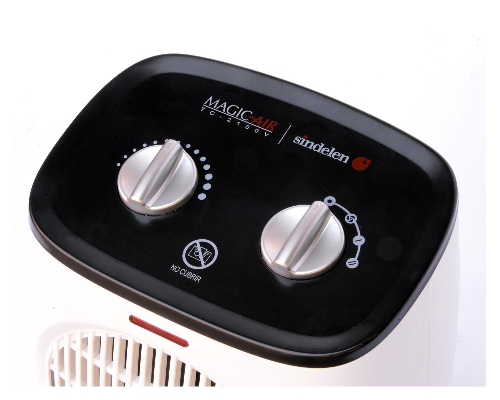 Turbo calefactor vertical 1920W TC-2100 blanco Sindelen.-2