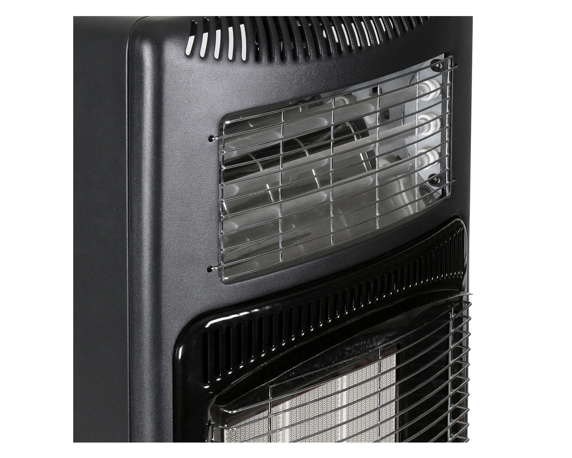 Estufa a gas híbrida 11 kg SR-6300NG negro Sindelen.-2