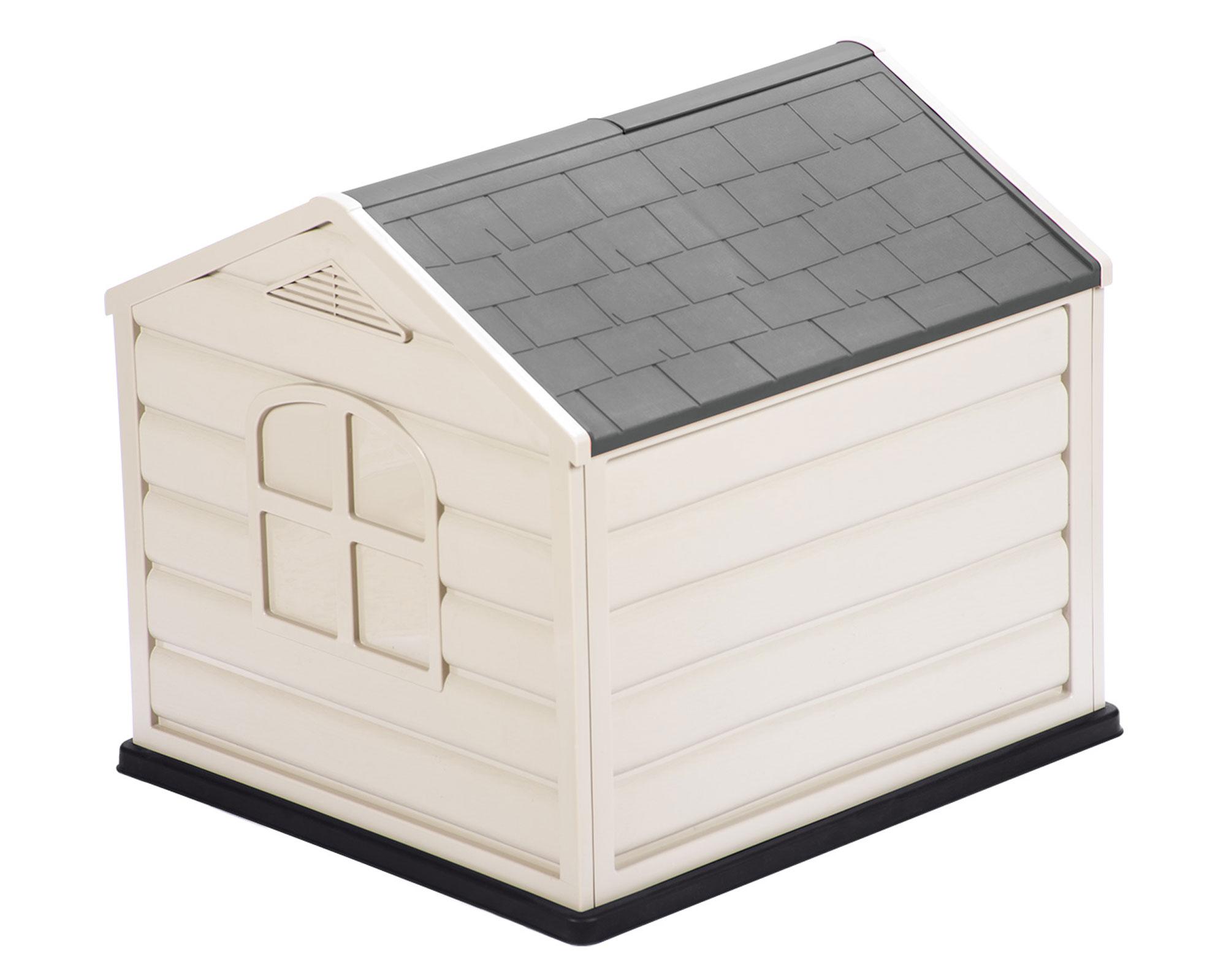 Casa perro 89x90x92 cm gris Rimax.-2