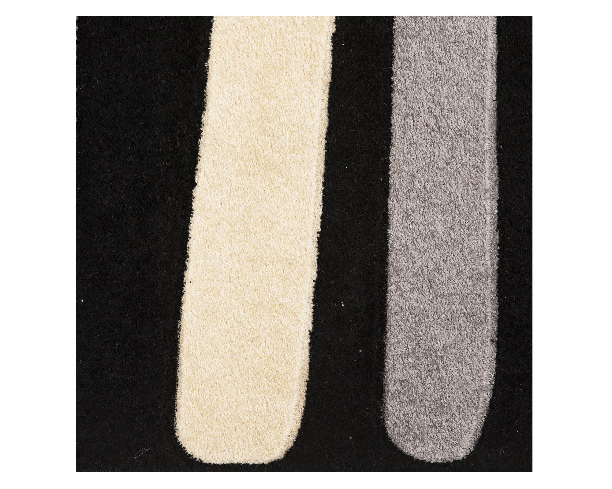 Alfombra 150x220 cm Hawaii 2 gris/negro Dib.-3