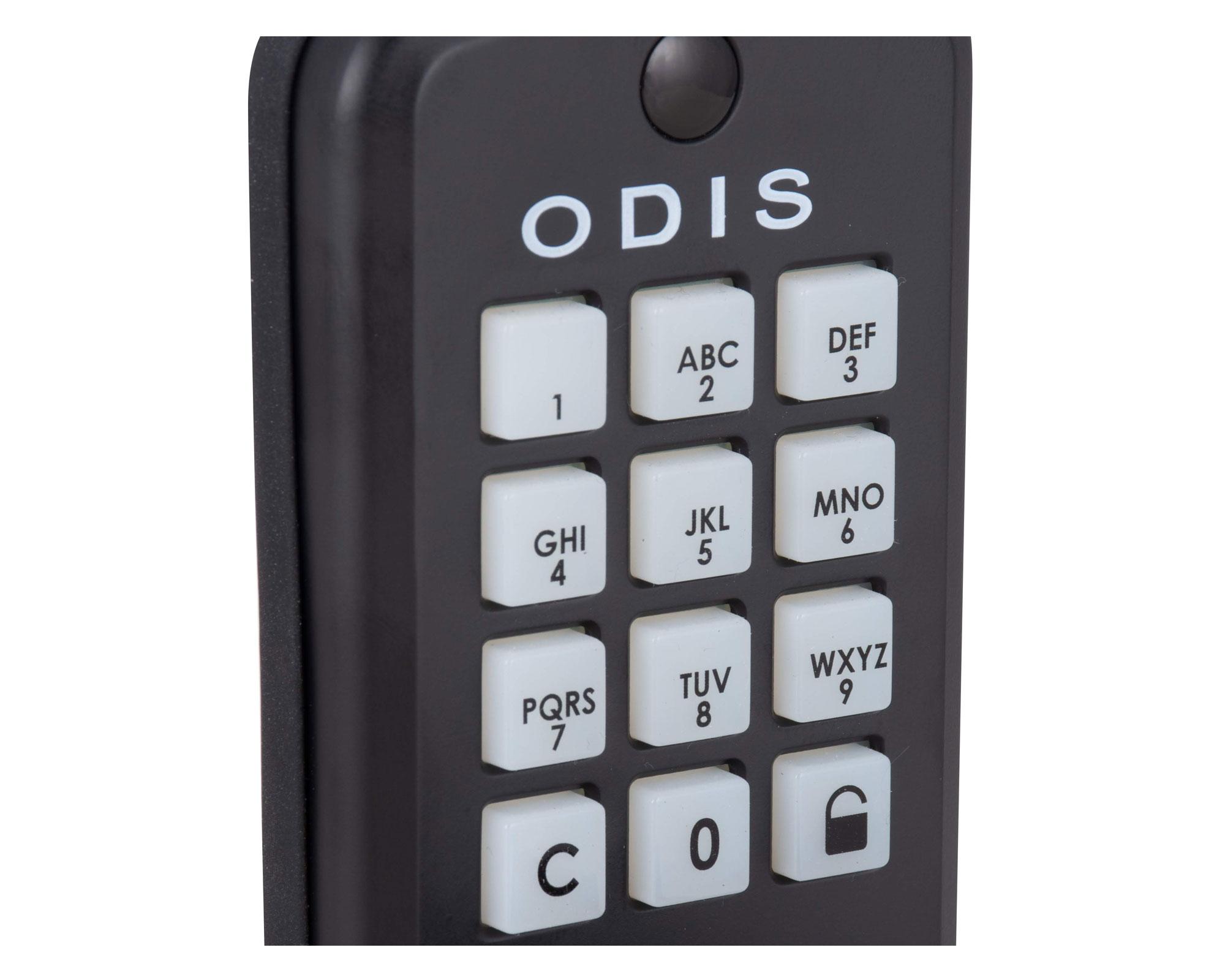 Cerradura digital pomo entrada 6500 negro Odis.-2