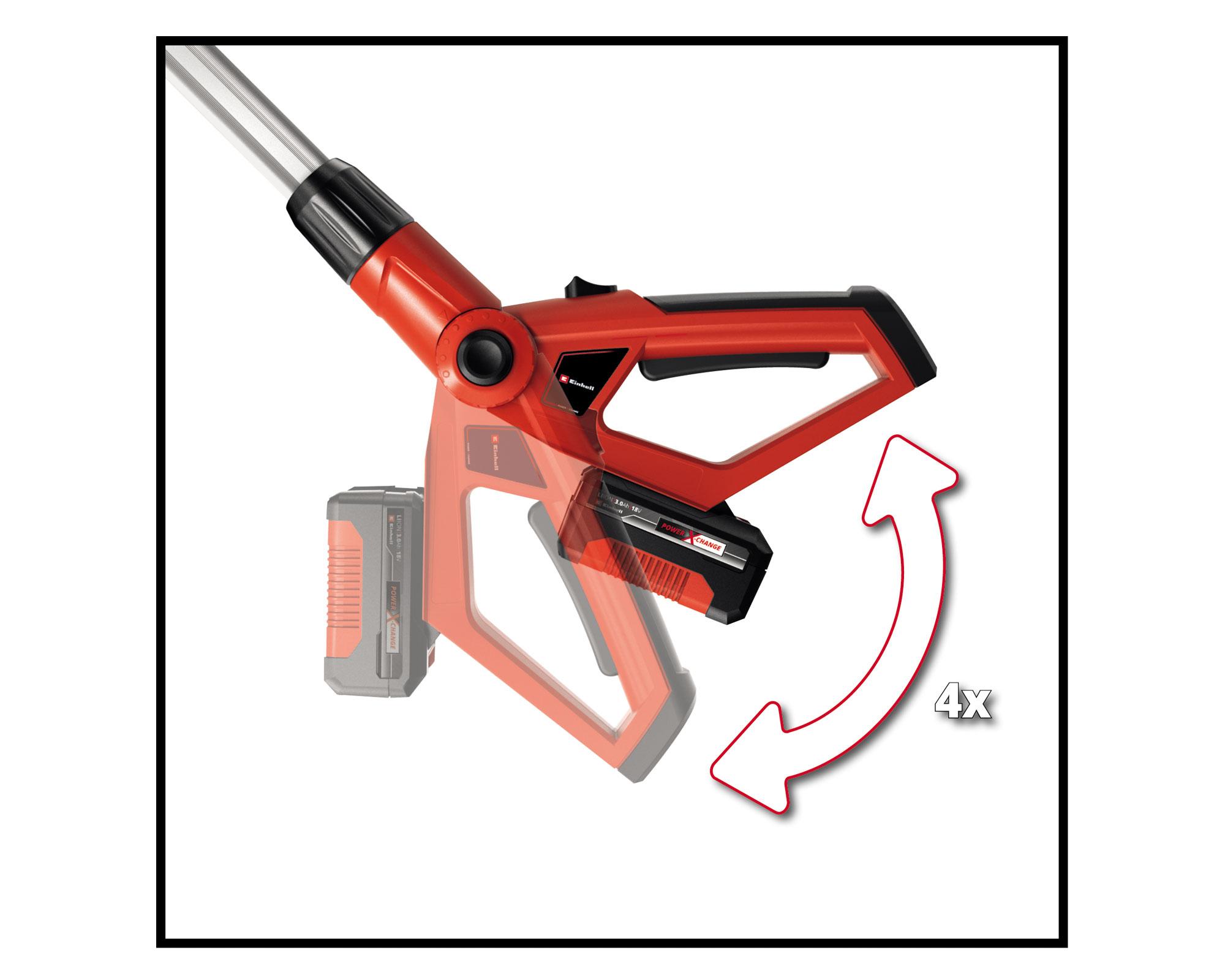 Podador de altura inalámbrico 18V GE-LC 18 Li T-Solo Einhell-3