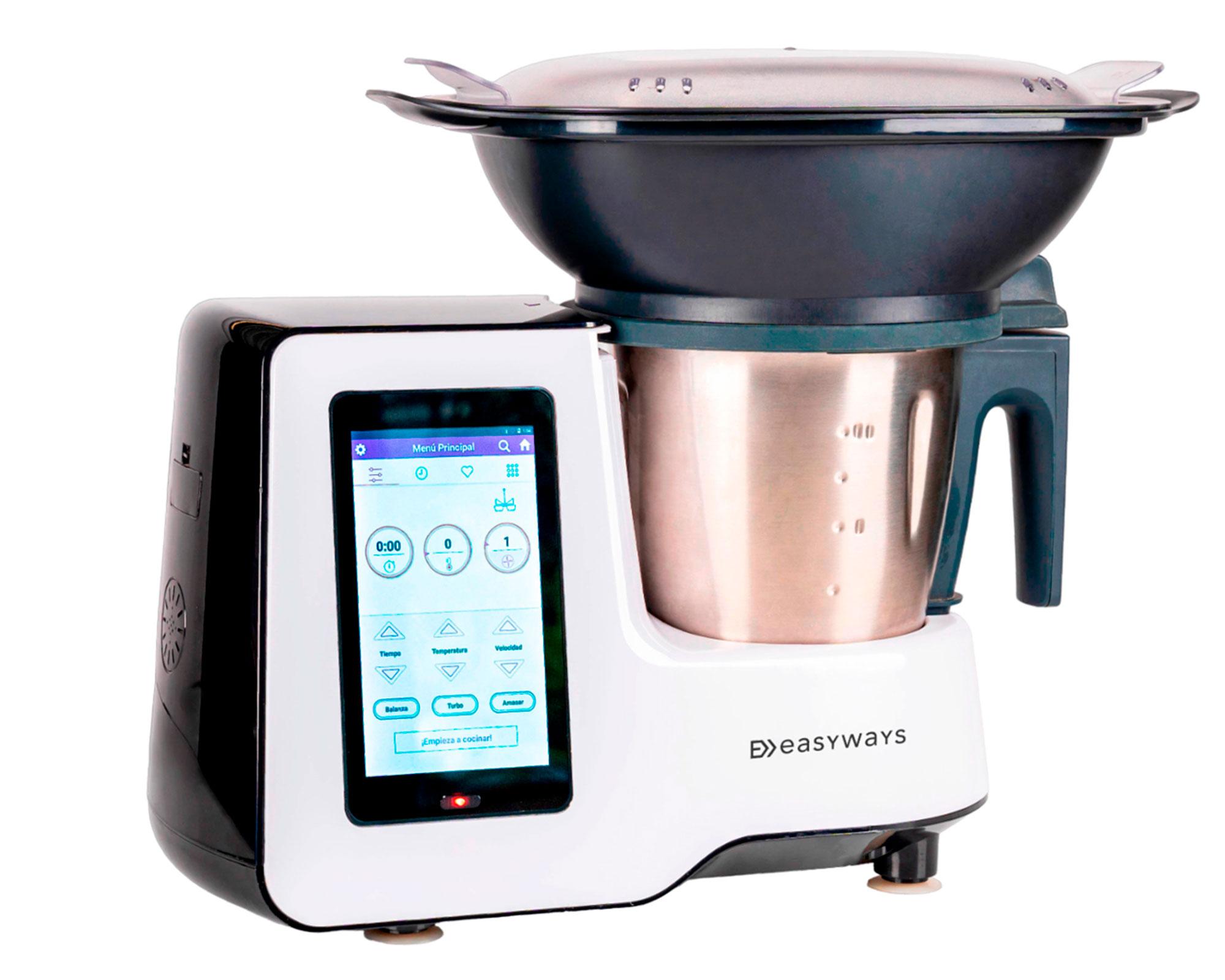 Robot de cocina 1800W Kitchen Connect blanco EasyWays.-1