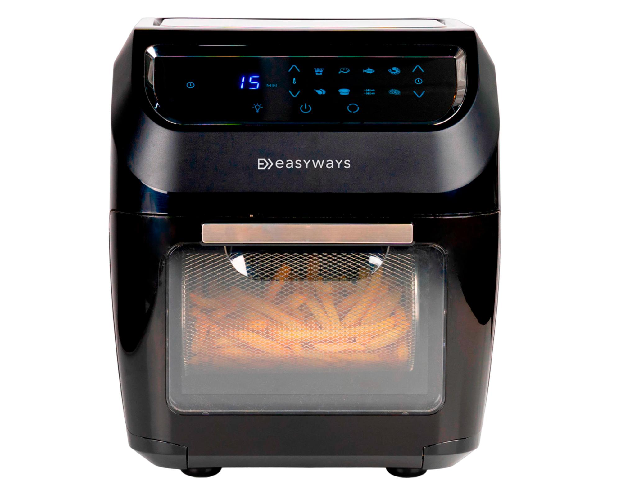 Freidora de aire 11,6 litros Air Fryer Plus negro EasyWays.-0