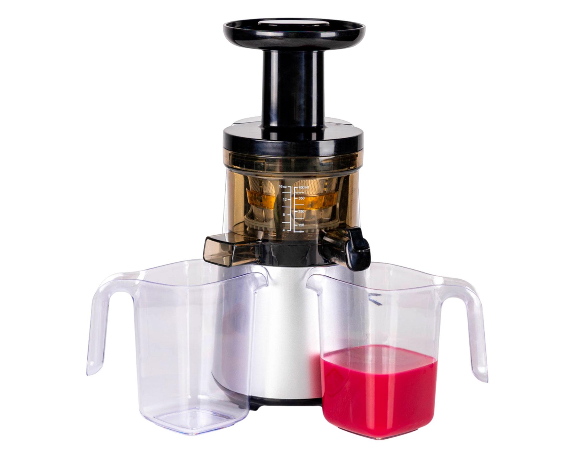 Prensadora de jugo 500 ml Slow Juicer Pro gris EasyWays.-0