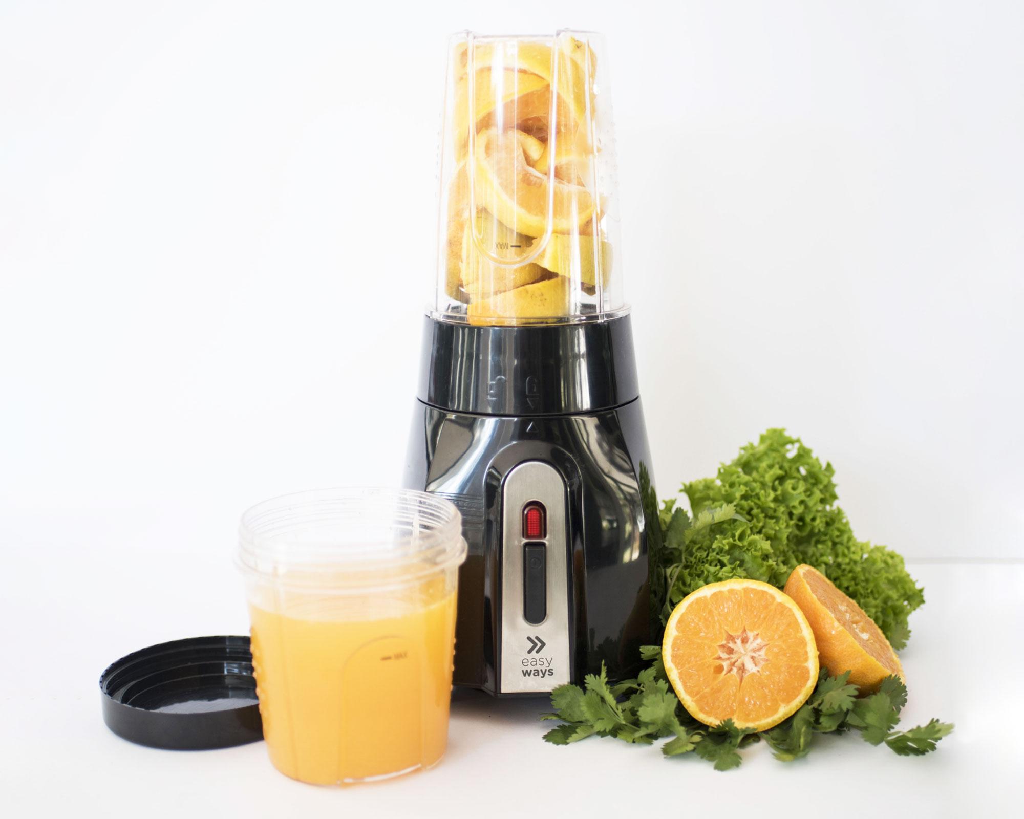 Licuadora personal 600 ml Nutri Blender negro EasyWays.-2