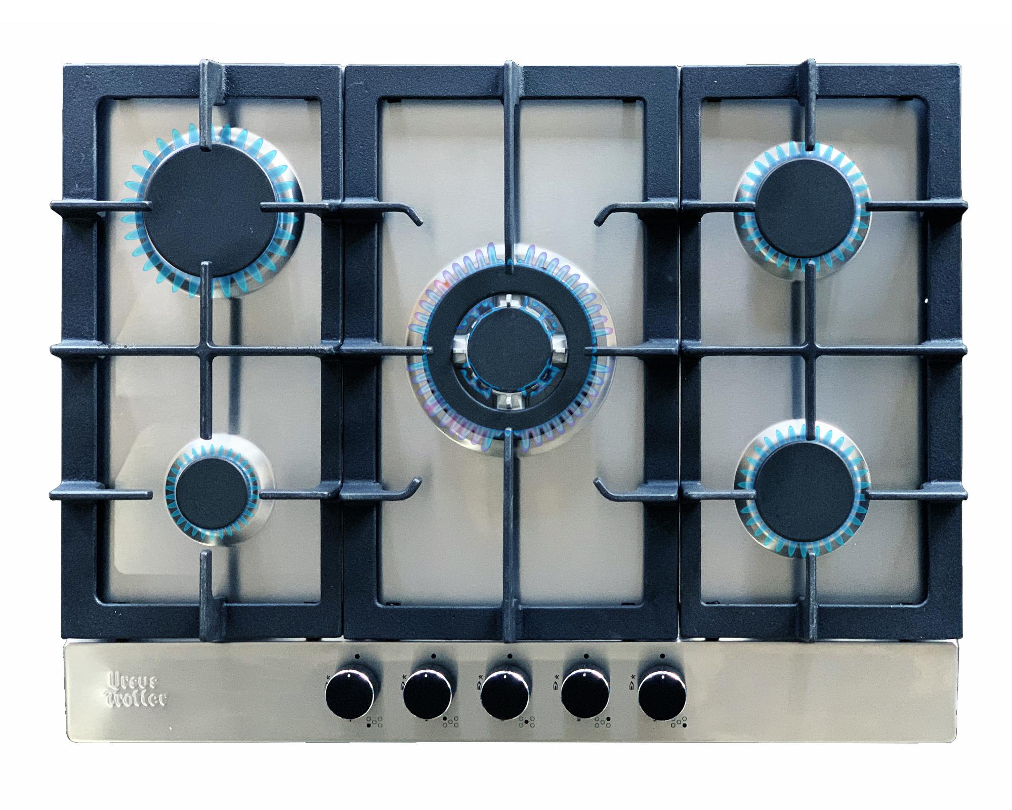 Encimera a gas 5 quemadores UT PRIME GT5.7 GN Ursus Trotter.-0