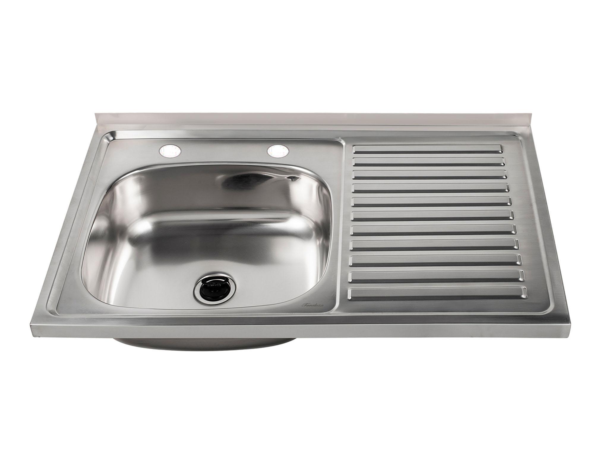 Lavaplatos sobreponer derecha 80 cm Briggs-0