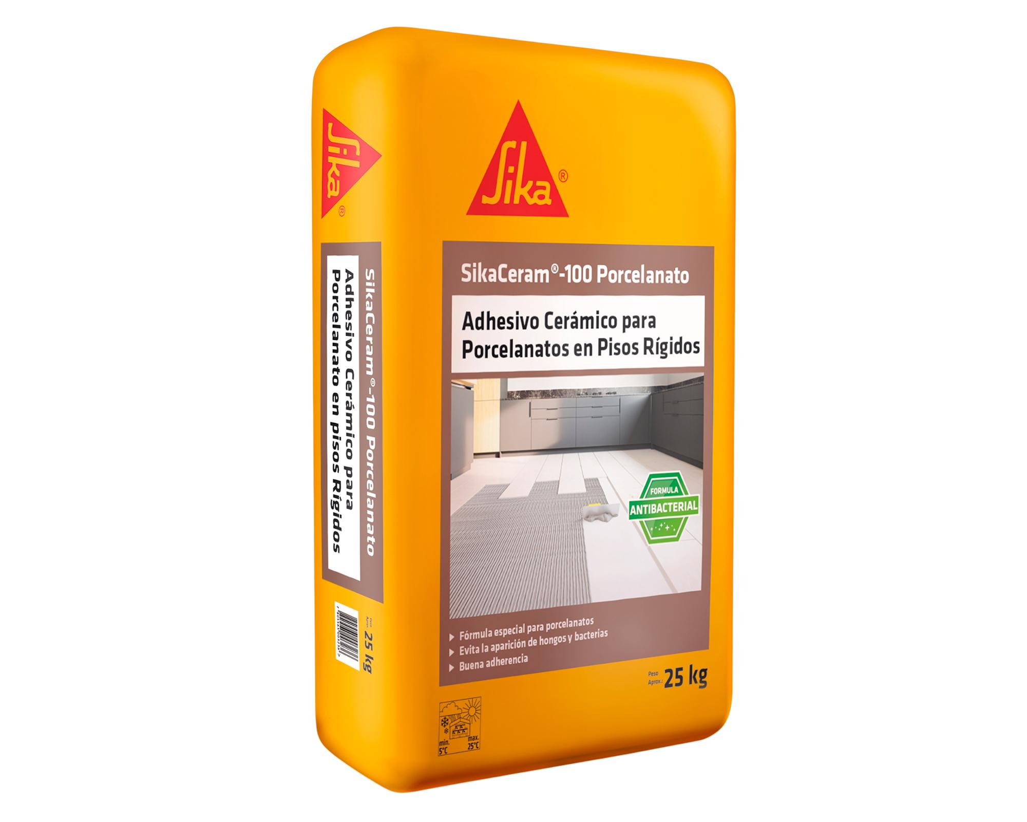 Adhesivo para porcelanato Sikaceram 25 kg-0