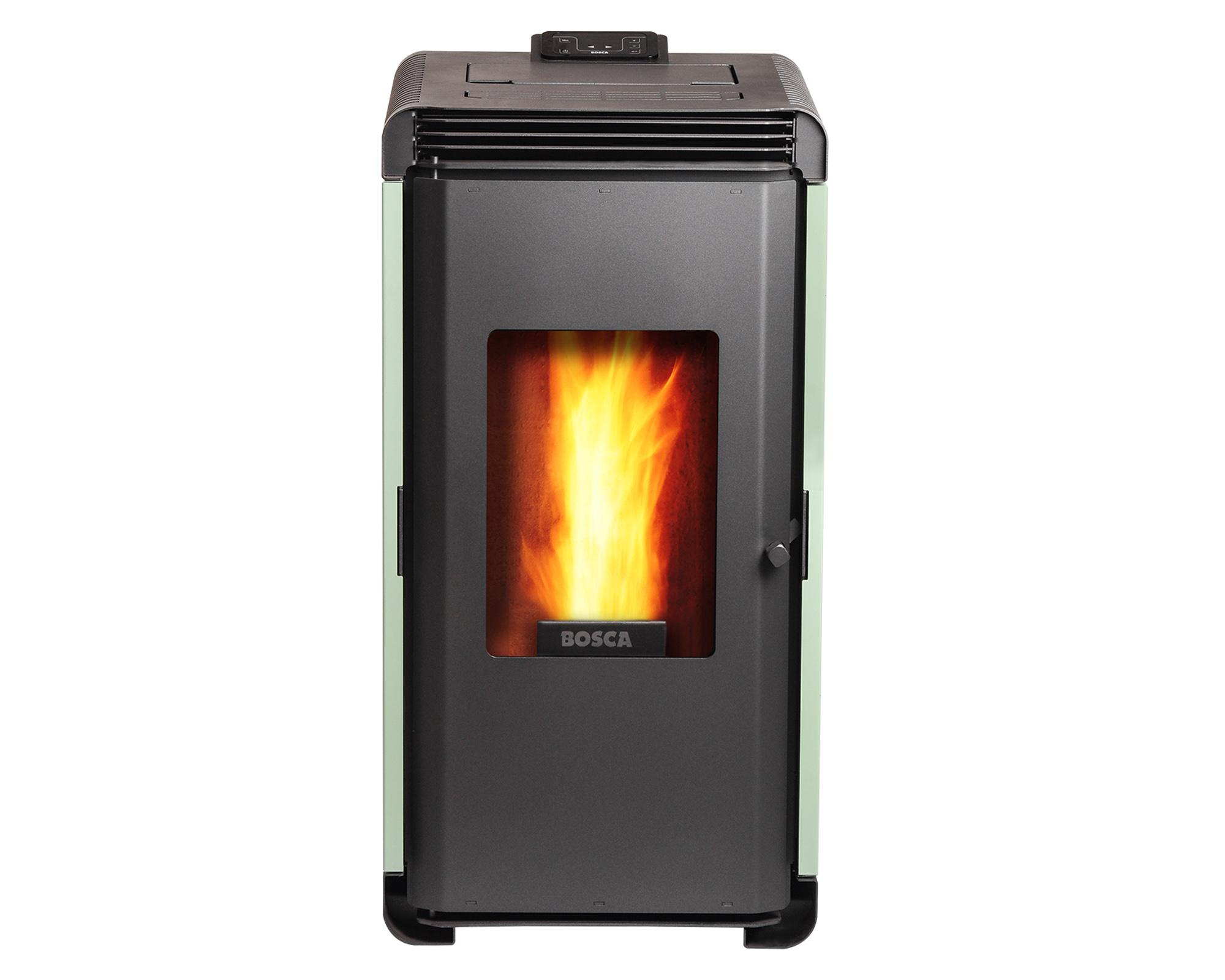 Estufa a pellet 9000kW HERA verde Bosca-0