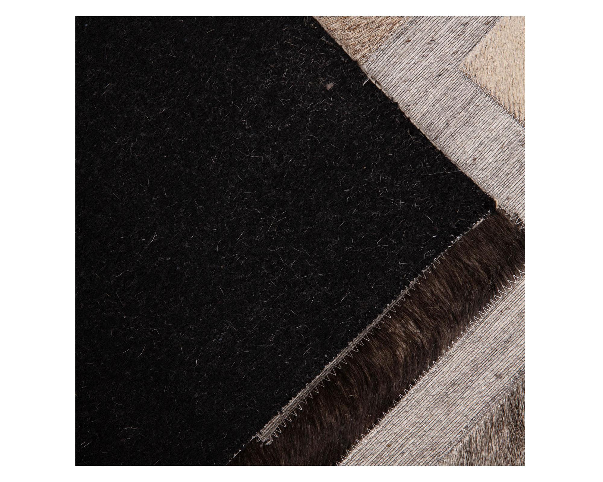 Alfombra 160x230 cm Natural Leather silver Dib.-2