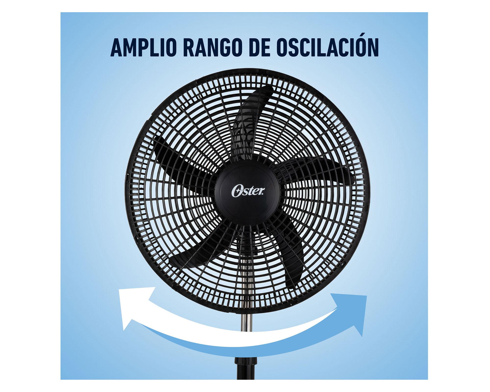 Ventilador pedestal 45 cm OSF818-LA051 negro Oster.-1