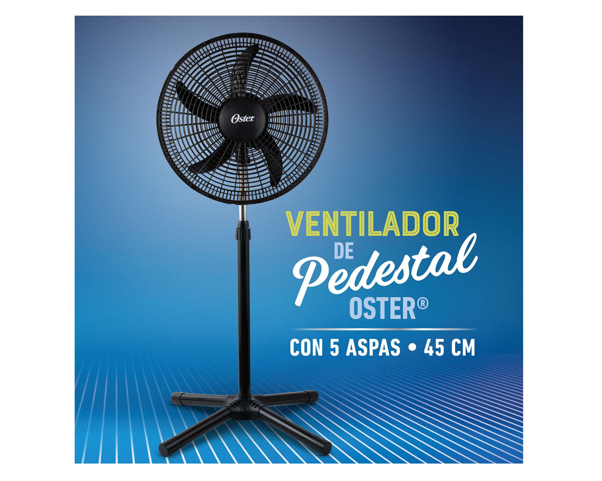 Ventilador pedestal 45 cm OSF818-LA051 negro Oster.-2