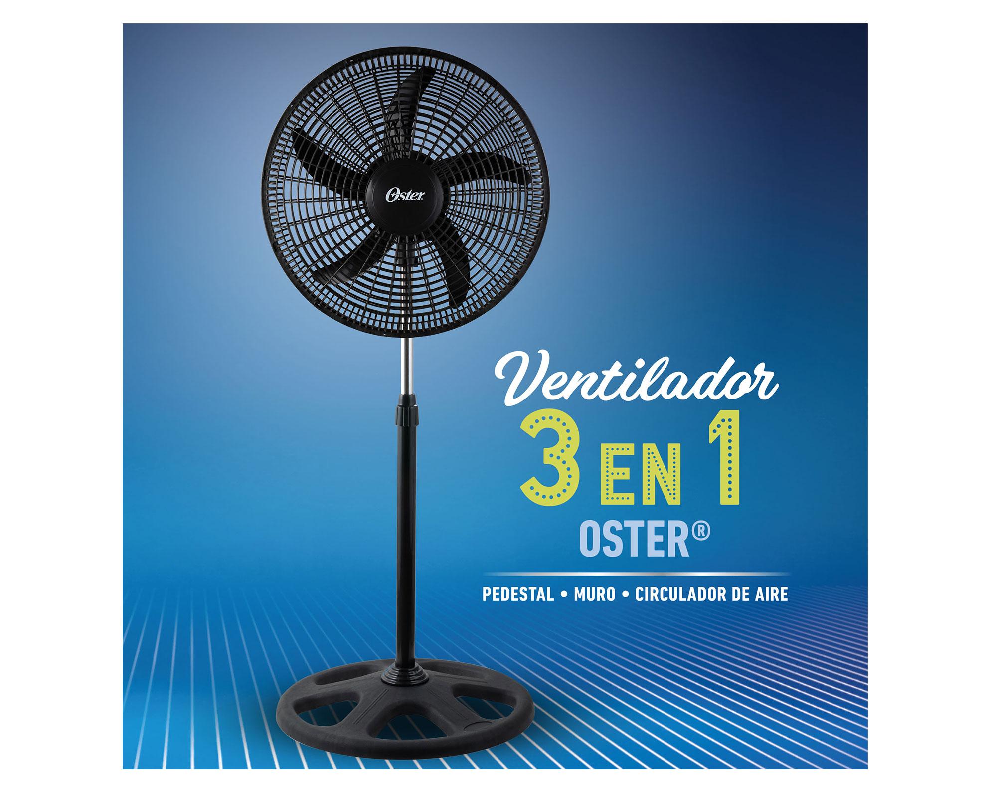 Ventilador 45 cm 3 en 1 OMF831-LA051 negro Oster.-1