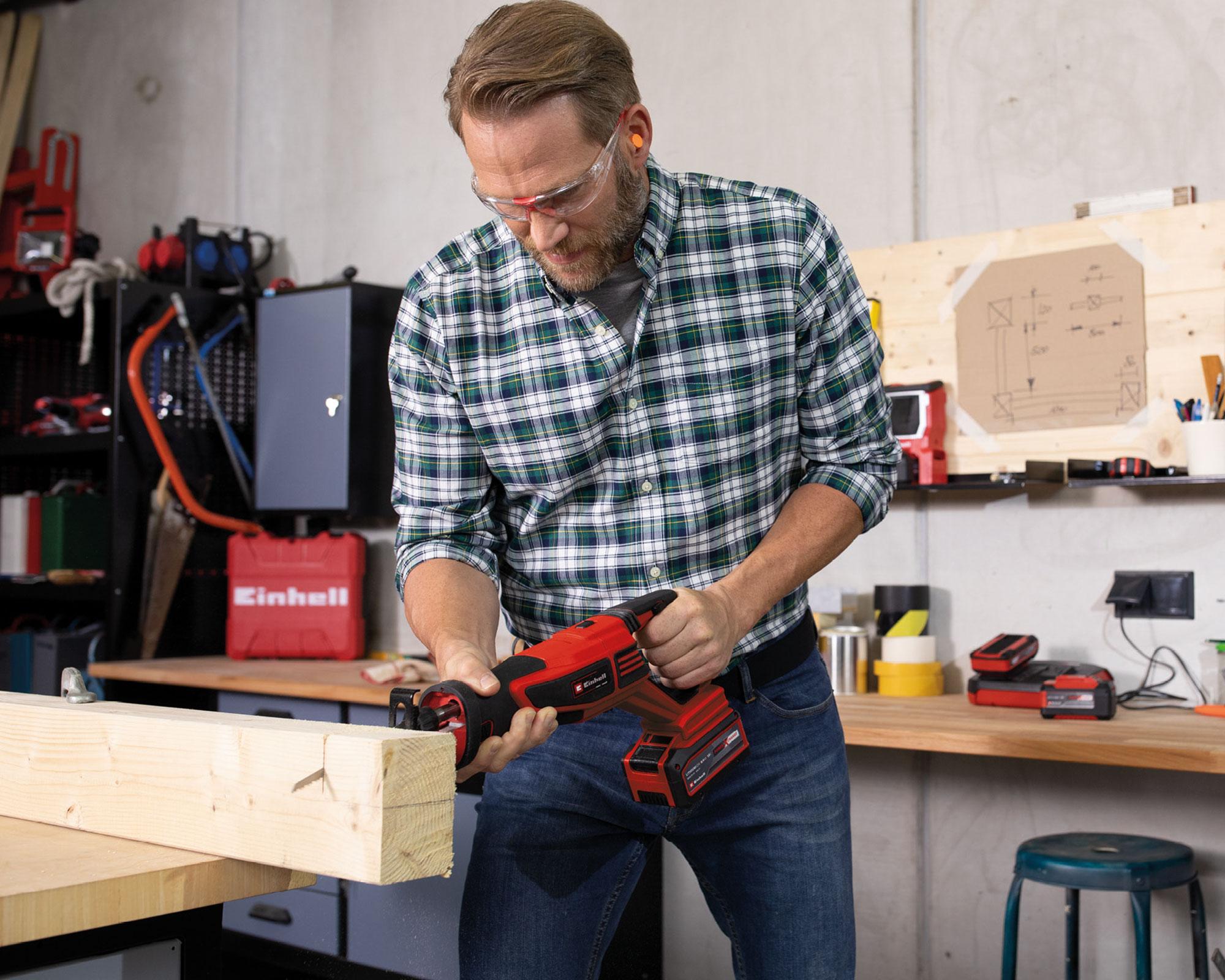 Sierra sable inalámbrica 18V TE-AP 18/28 LI BL-Solo Einhell.-6