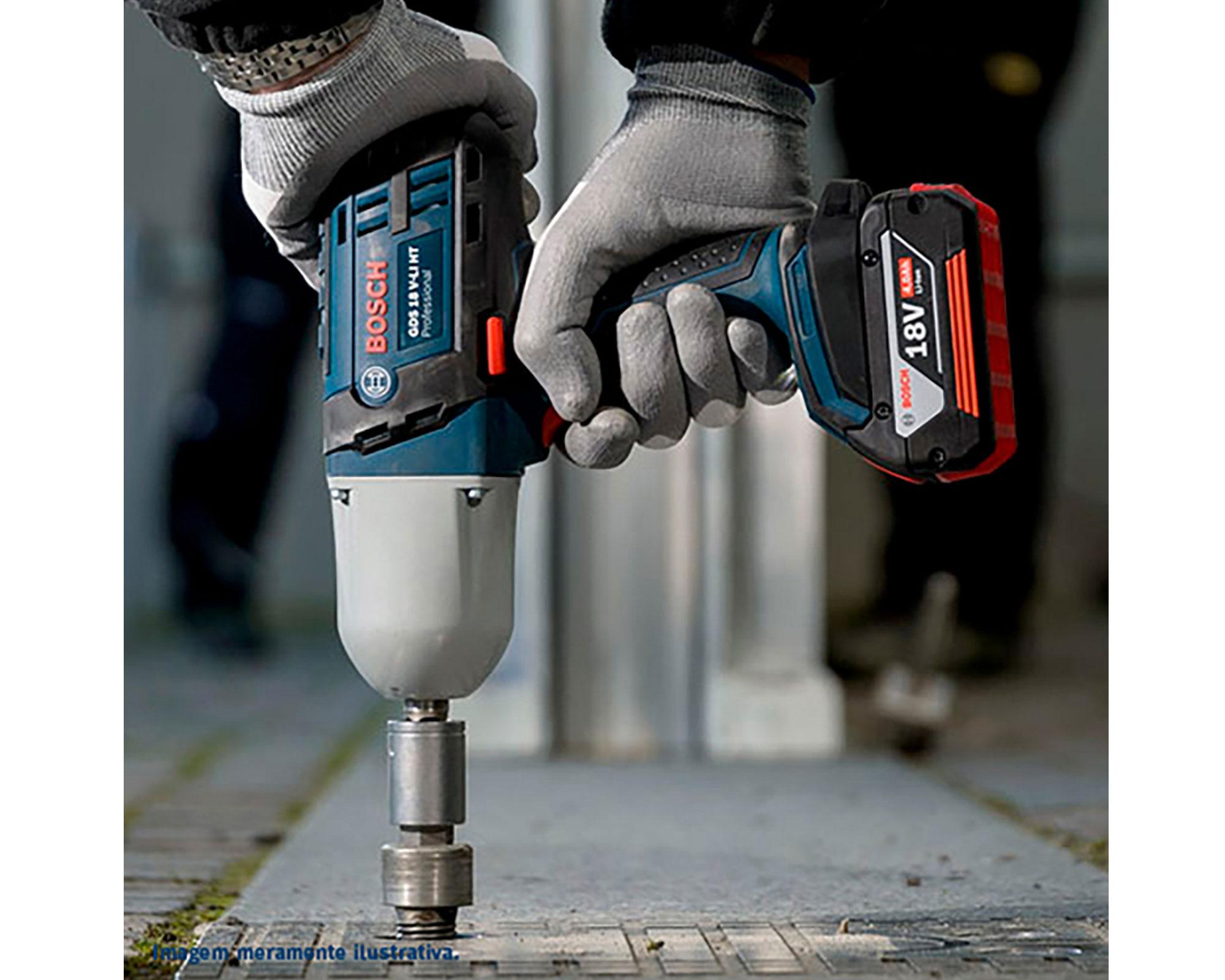 Llave de impacto inalámbrica 1/2'' 18V GDS 18V-LI Bosch.-2