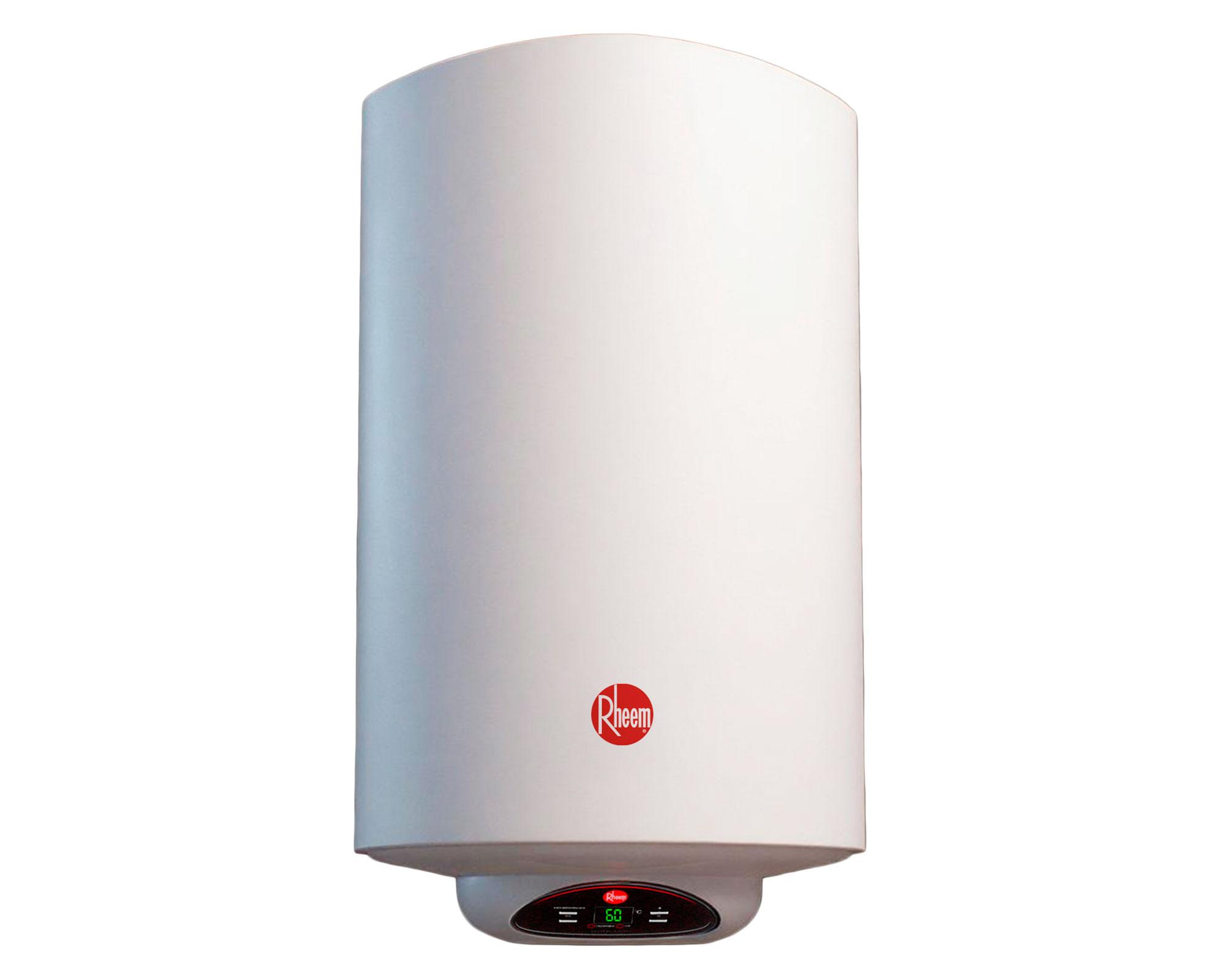 Termo eléctrico digital 30 litros blanco Rheem.-0