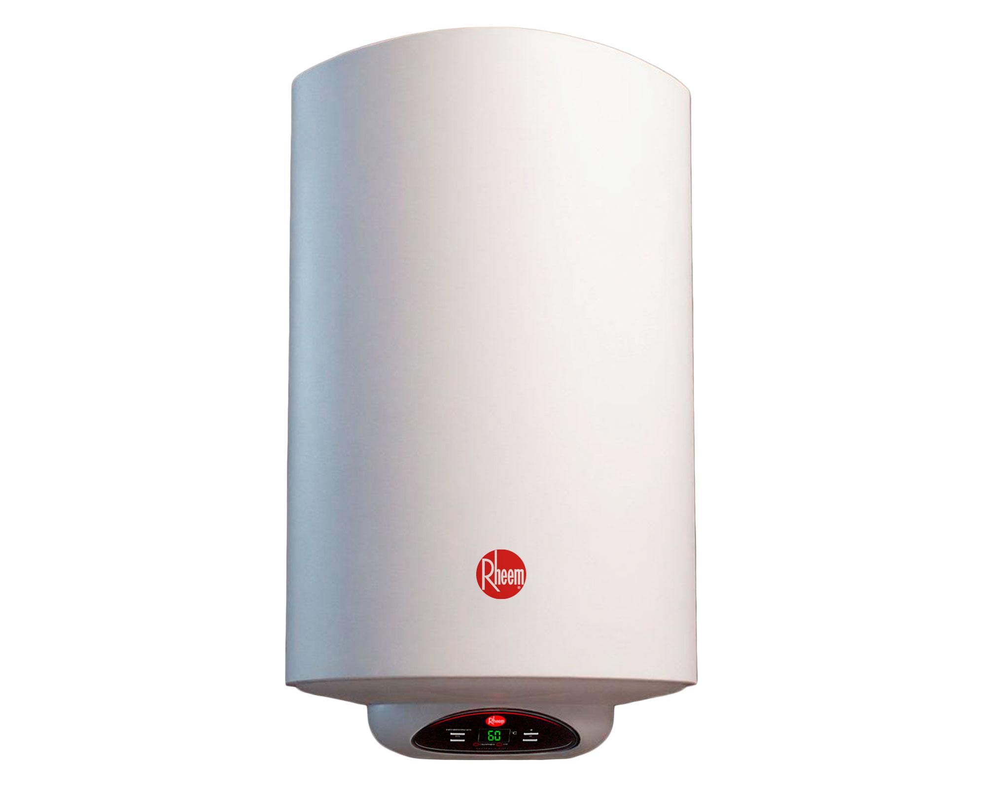 Termo eléctrico digital 80 litros blanco Rheem.-0