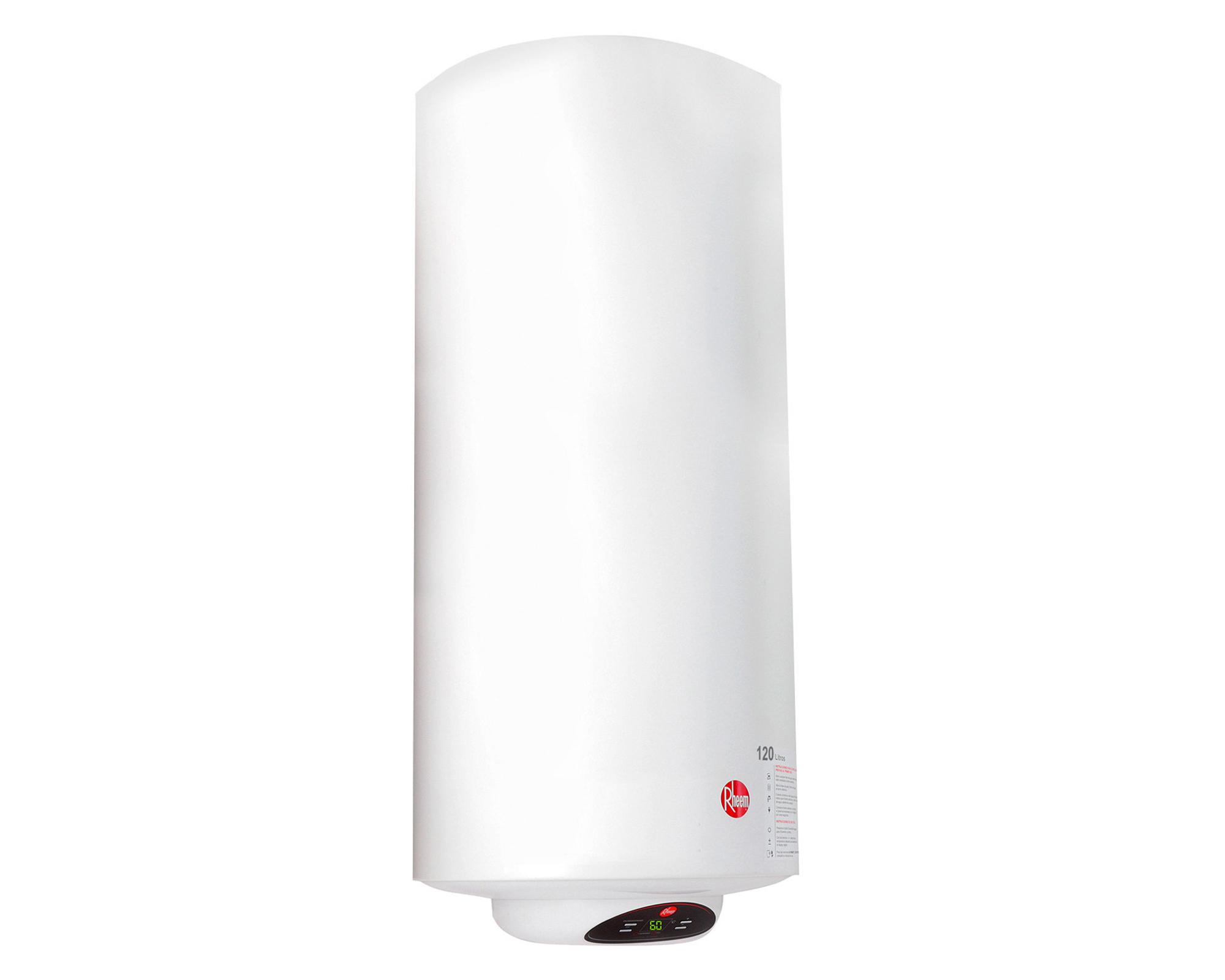 Termo eléctrico digital 120 litros blanco Rheem.-8