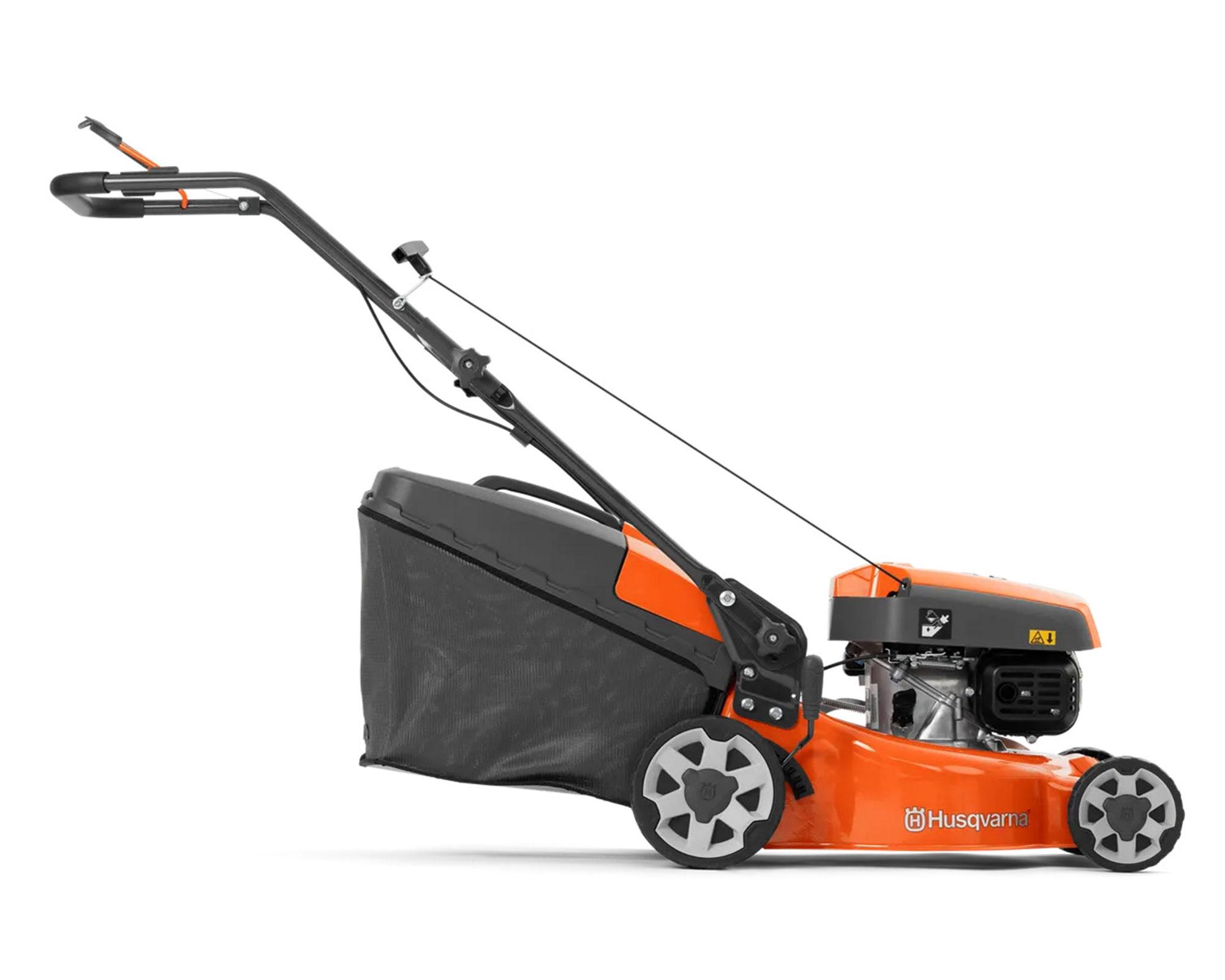 Cortacésped combustión 123 cc 2.4 HP 40 cm LC140P Husqvarna.-1