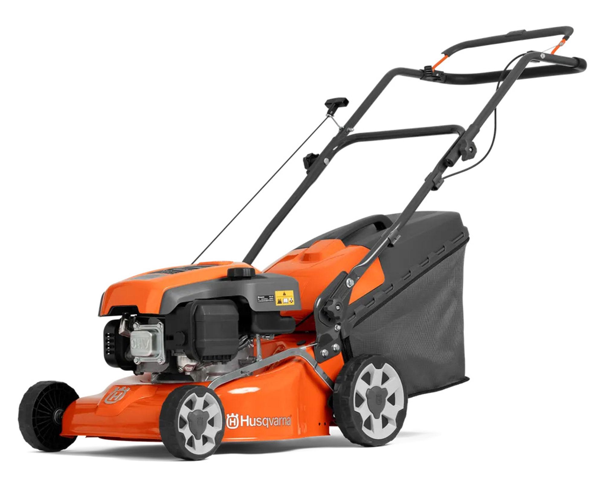 Cortacésped combustión 123 cc 2.4 HP 40 cm LC140P Husqvarna.-0