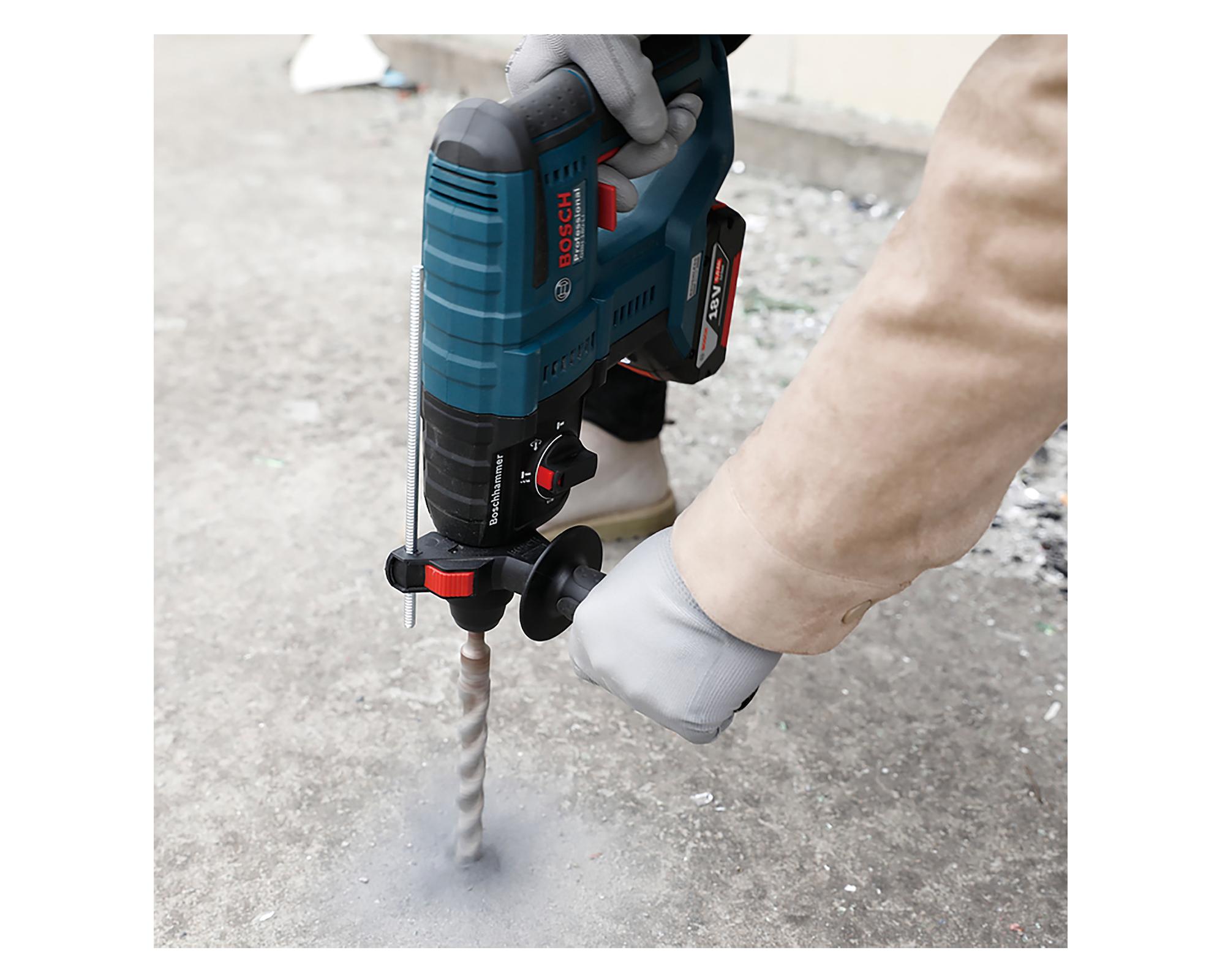 Rotomartillo inalámbrico 18V GBH 180-LI + 2 baterías 4.0 Ah Bosch.-3