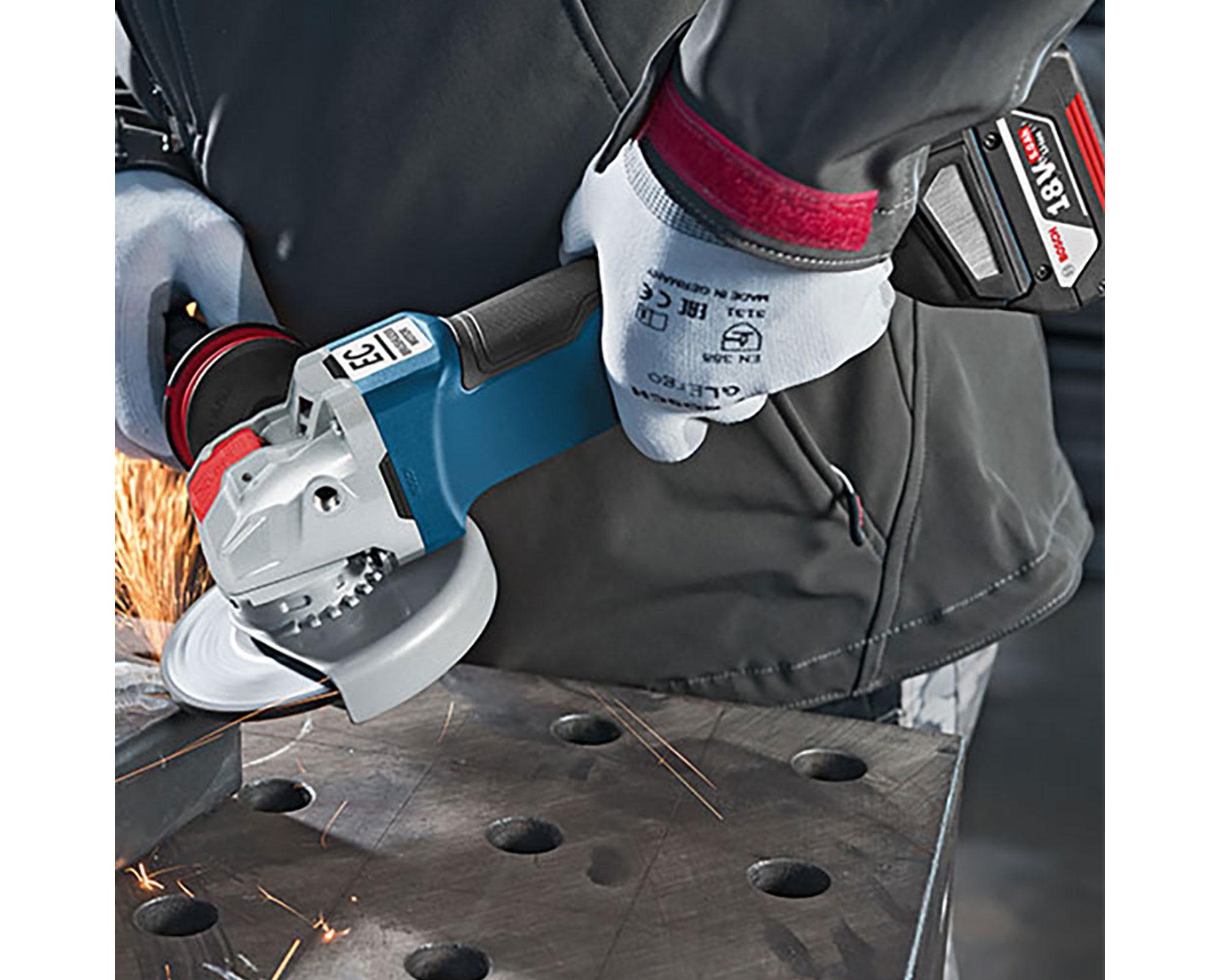 Esmeril angular inalámbrico 18V GWX 18V-10 PC Bosch.-2