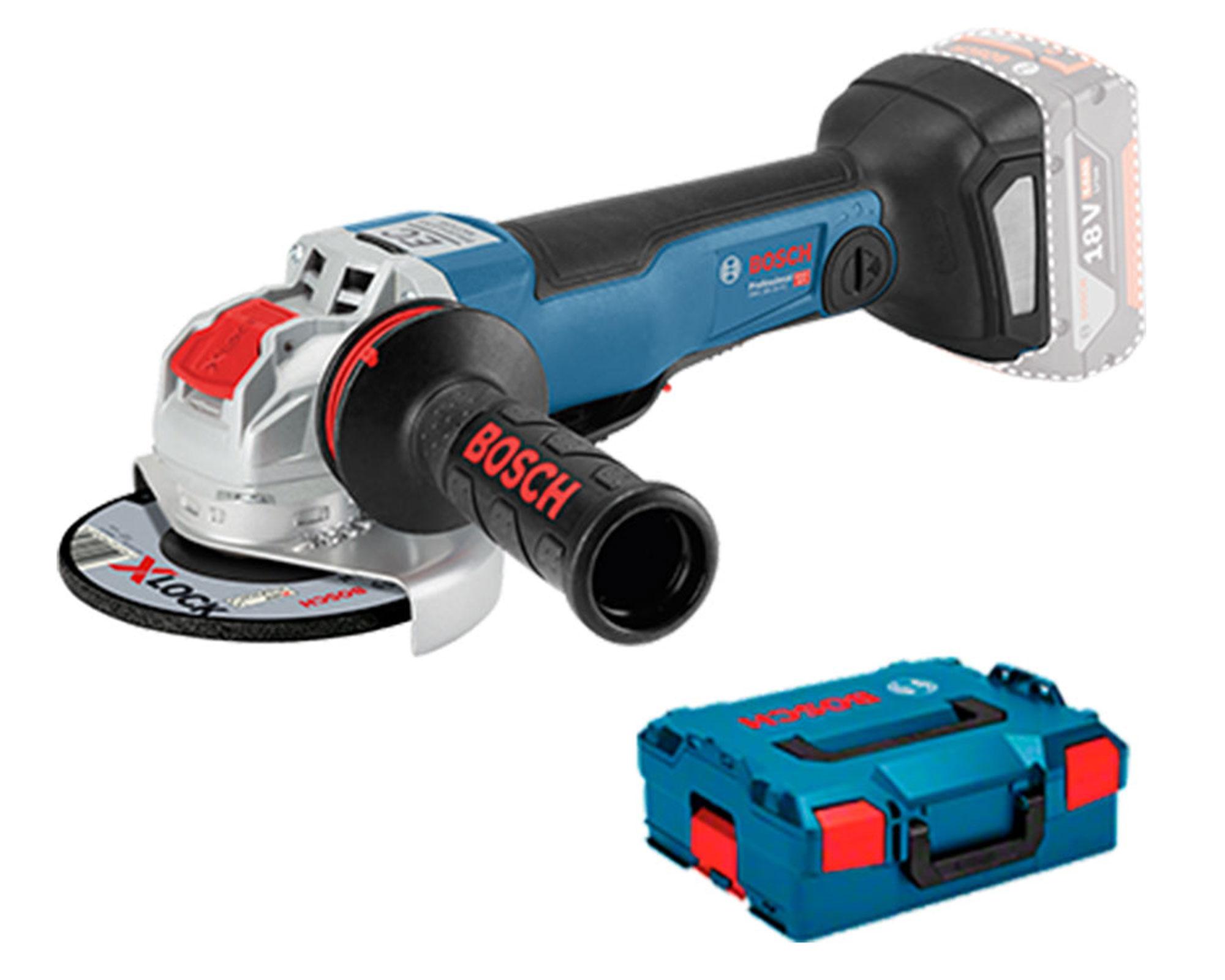 Esmeril angular inalámbrico 18V GWX 18V-10 PC Bosch.-0