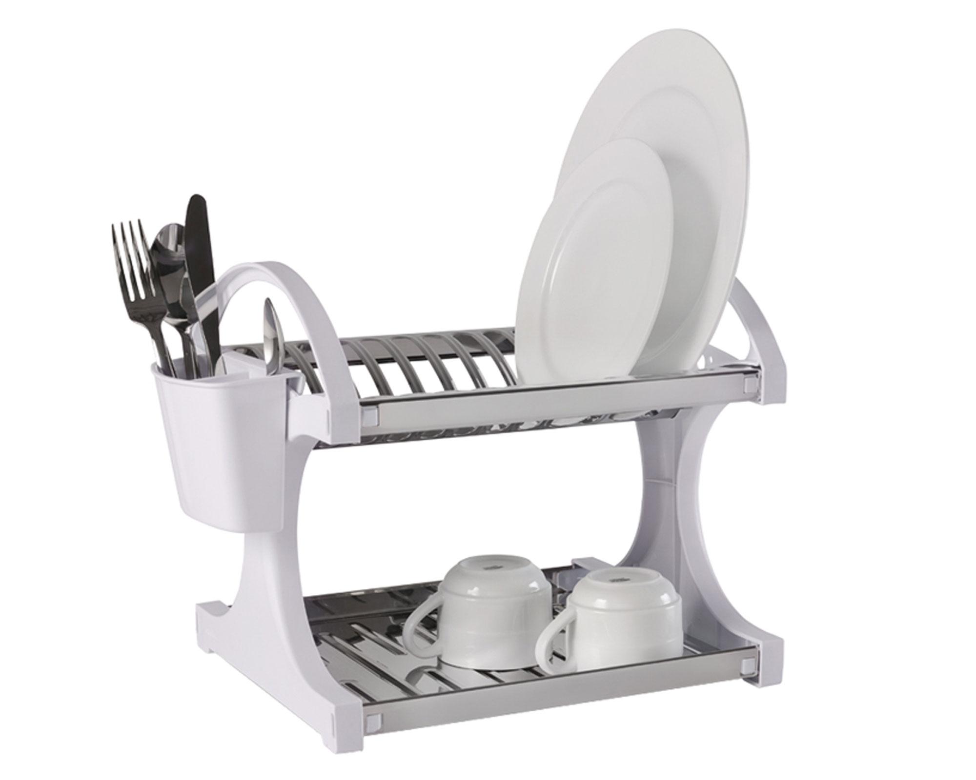 Secaplatos 12 platos Suprema blanco Brinox.-0