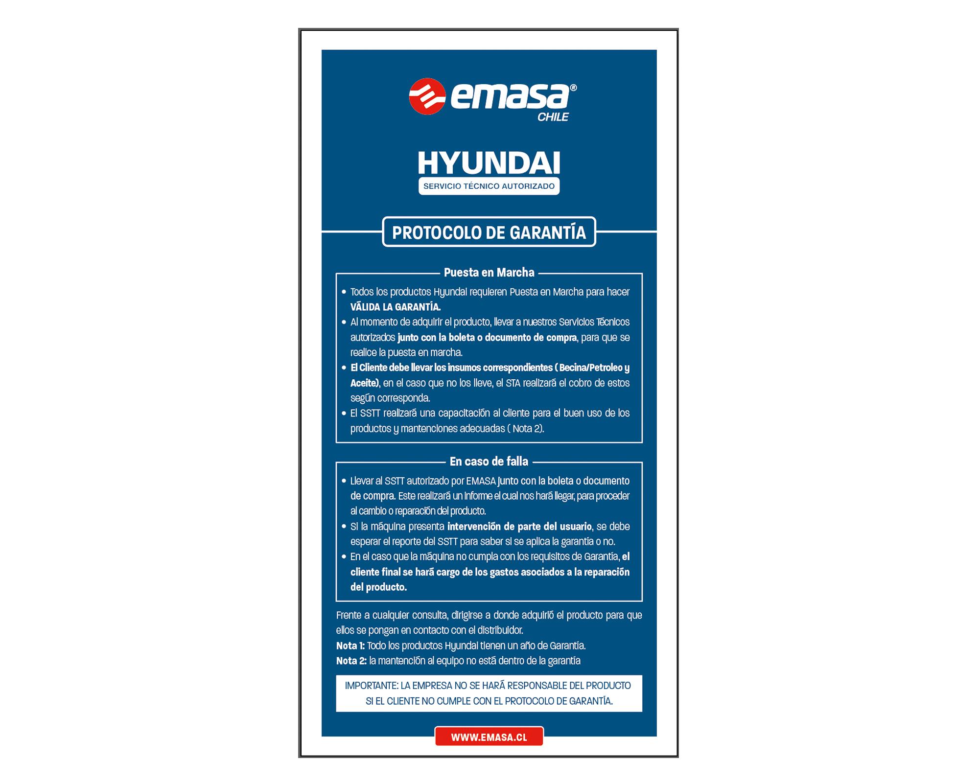 Compresor 2 HP 50 litros 82HYHM50D Hyundai.-3
