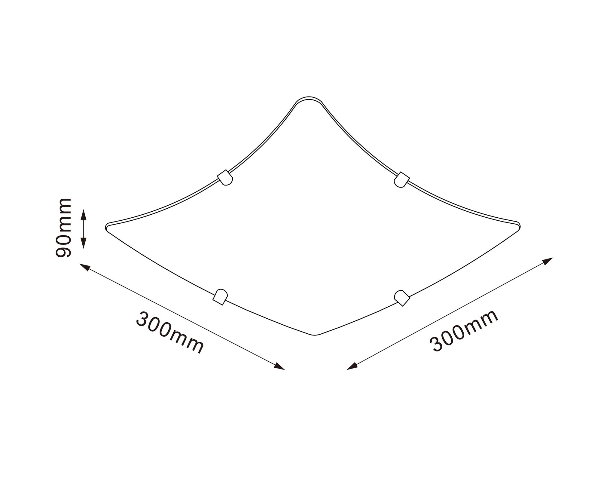 Plafón LED E27 Cristales Abitare-4