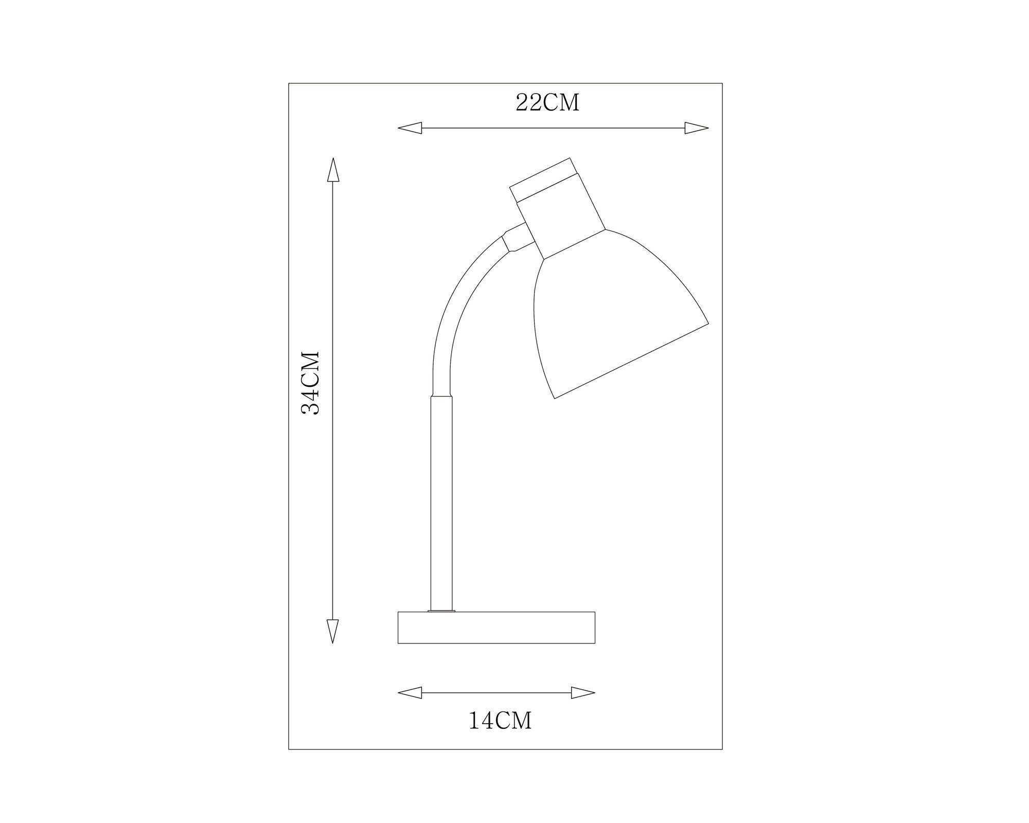 Lámpara sobremesa 1L E14 Imana rosa Abitare-3