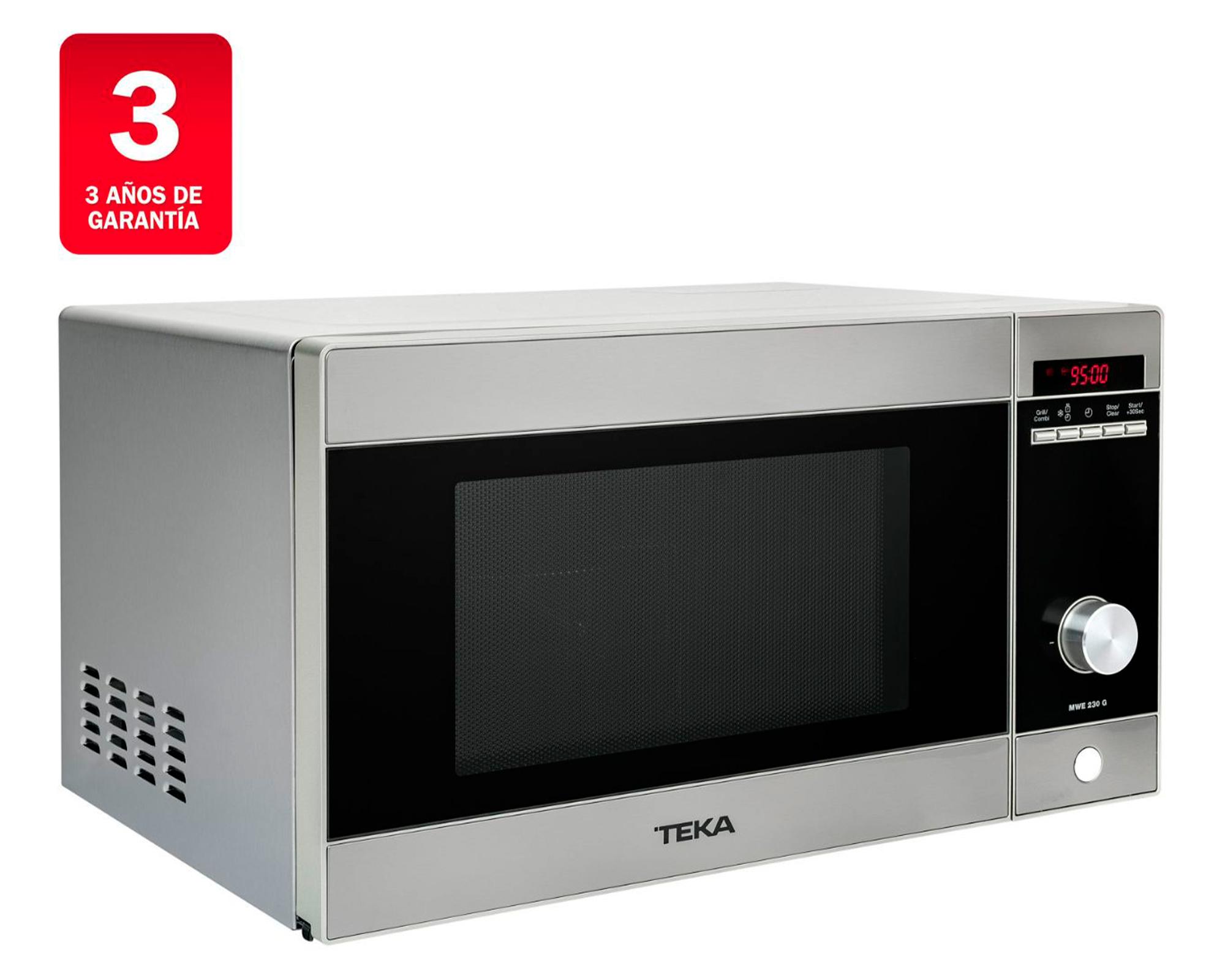 Microondas con grill MWE 230G Inox 23L-1