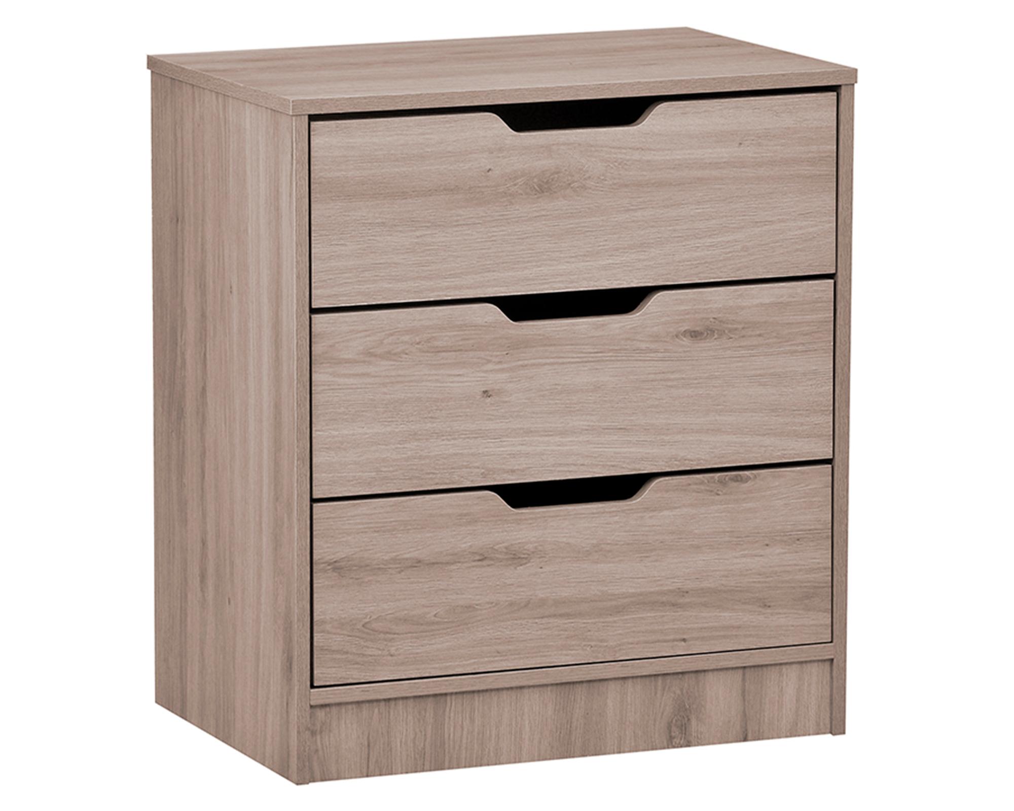 Cómoda Misuri 3 cajones Cz roble santana-1