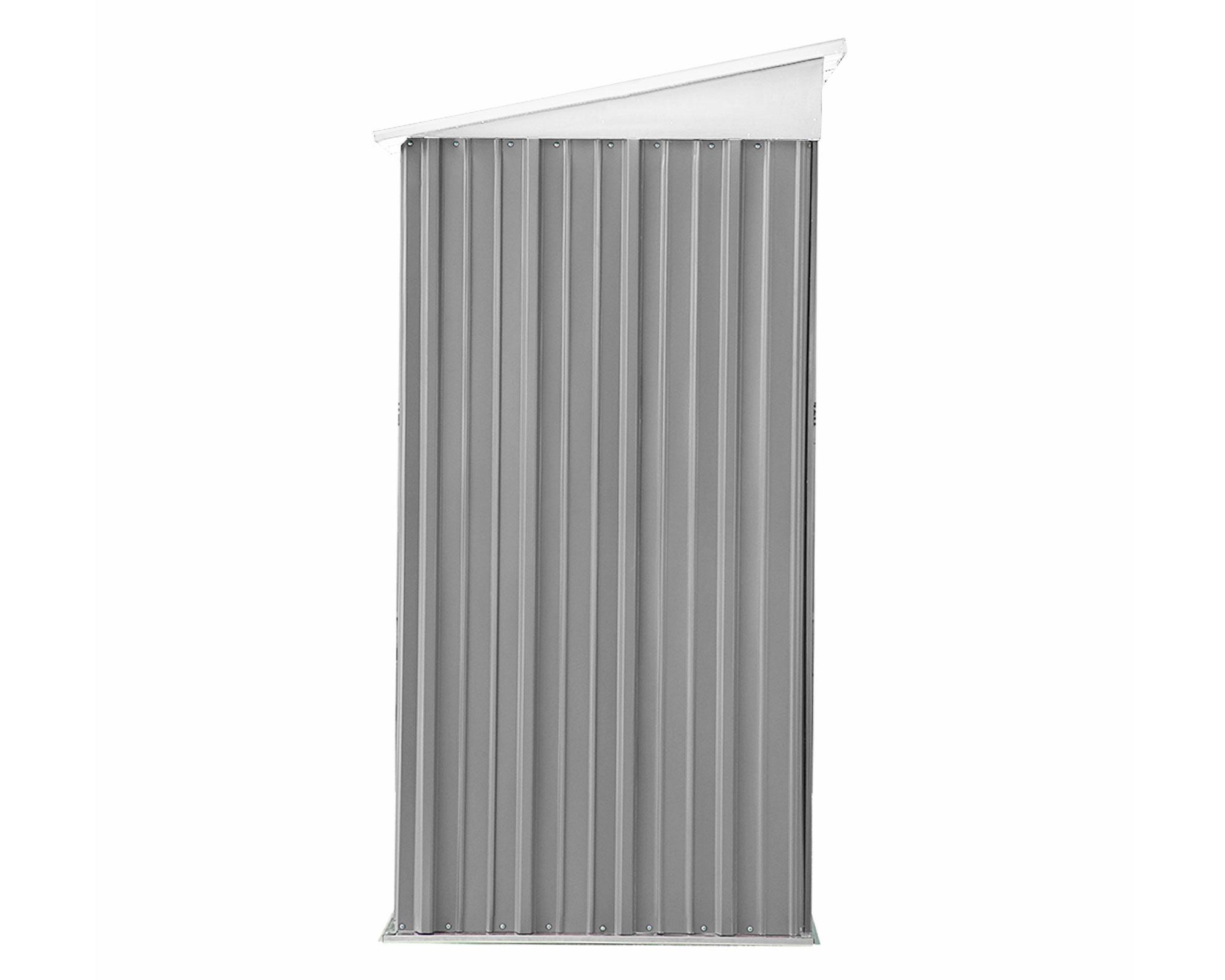 Bodega jardín 180x162x92 cm Boxshed gris.-2