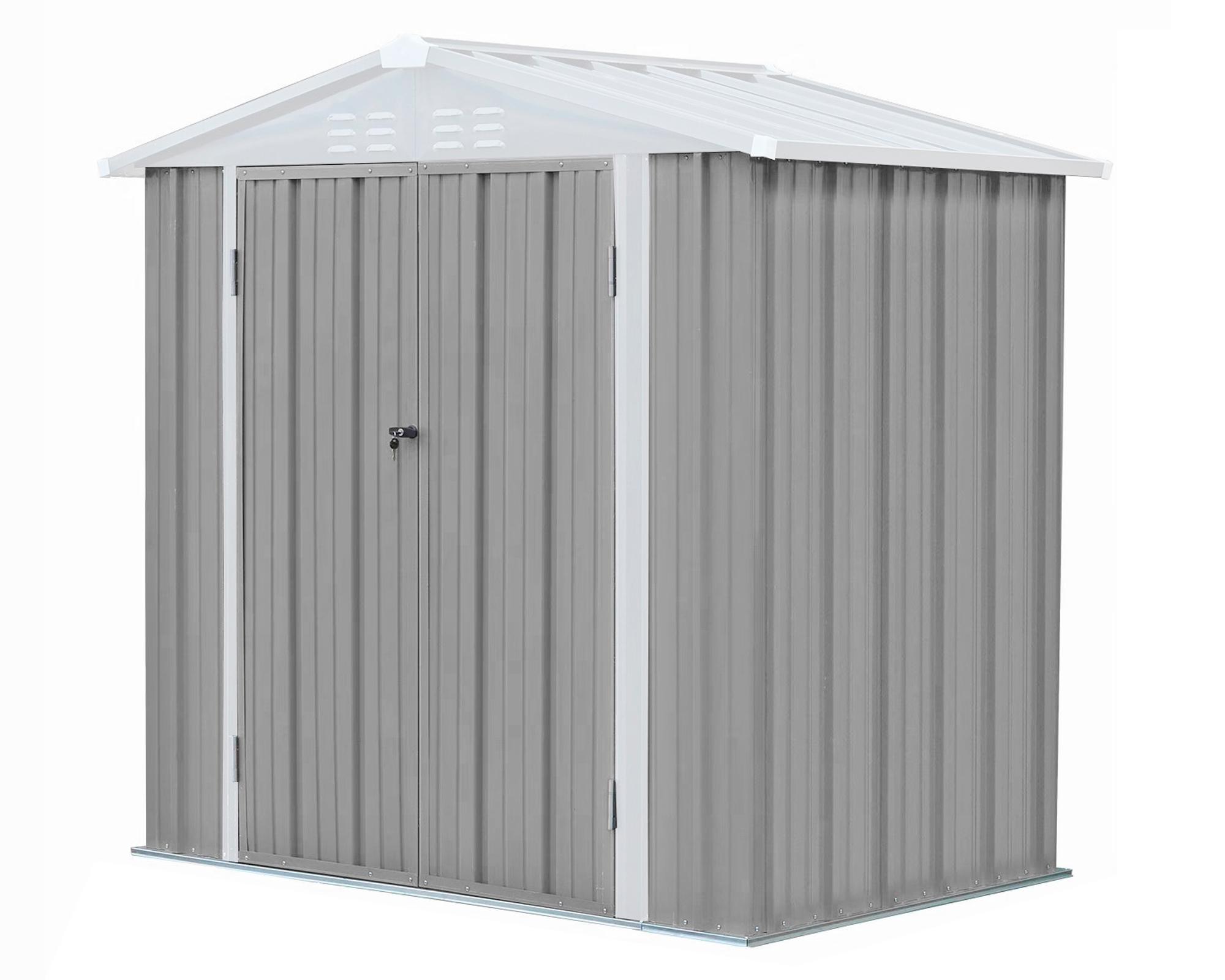 Bodega jardín Homeshed gris 126x212x198 cm-1