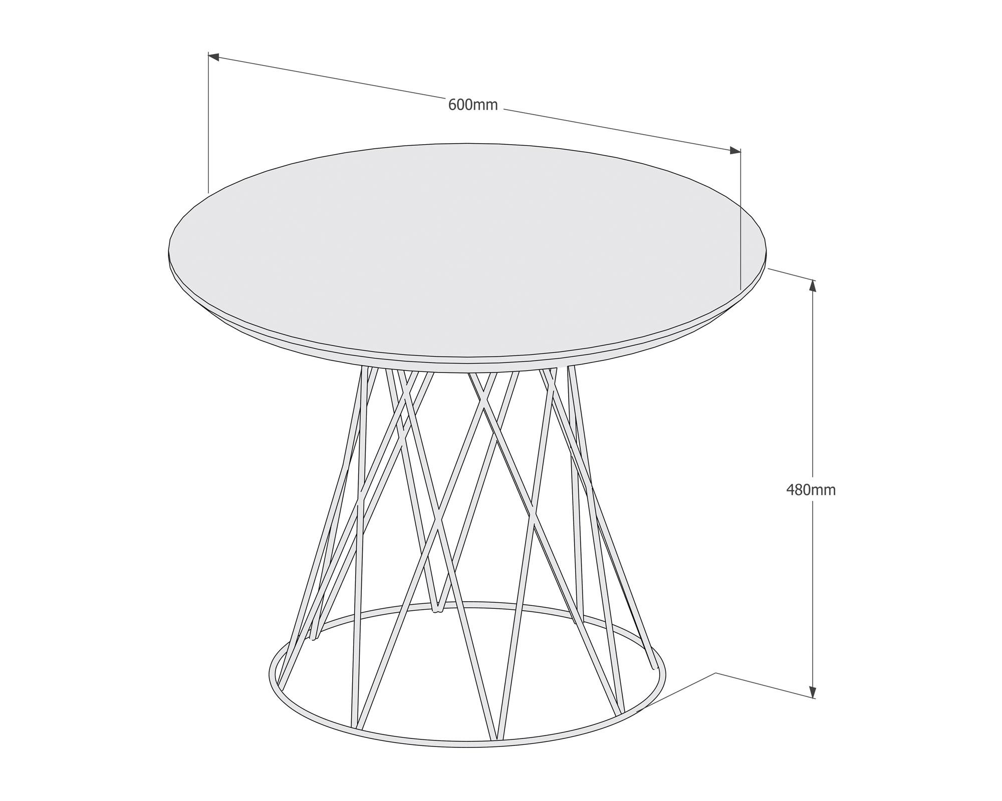 Mesa de centro perla/negro Be Design.-3