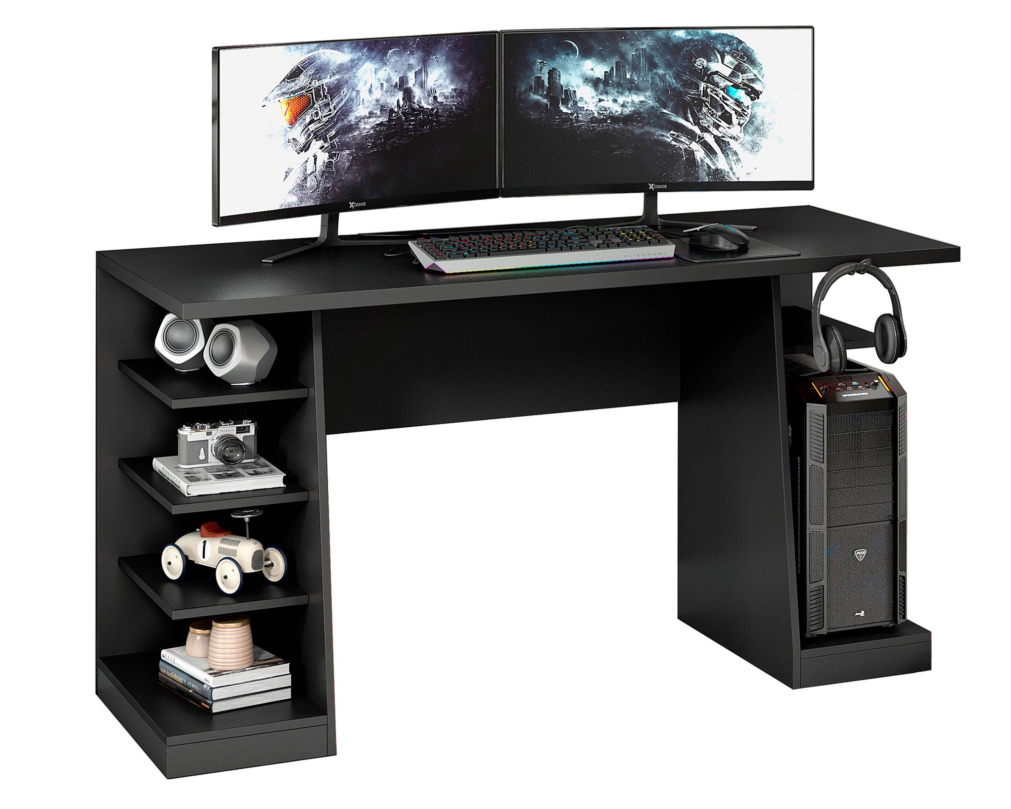 Escritorio gamer Tetris negro-1