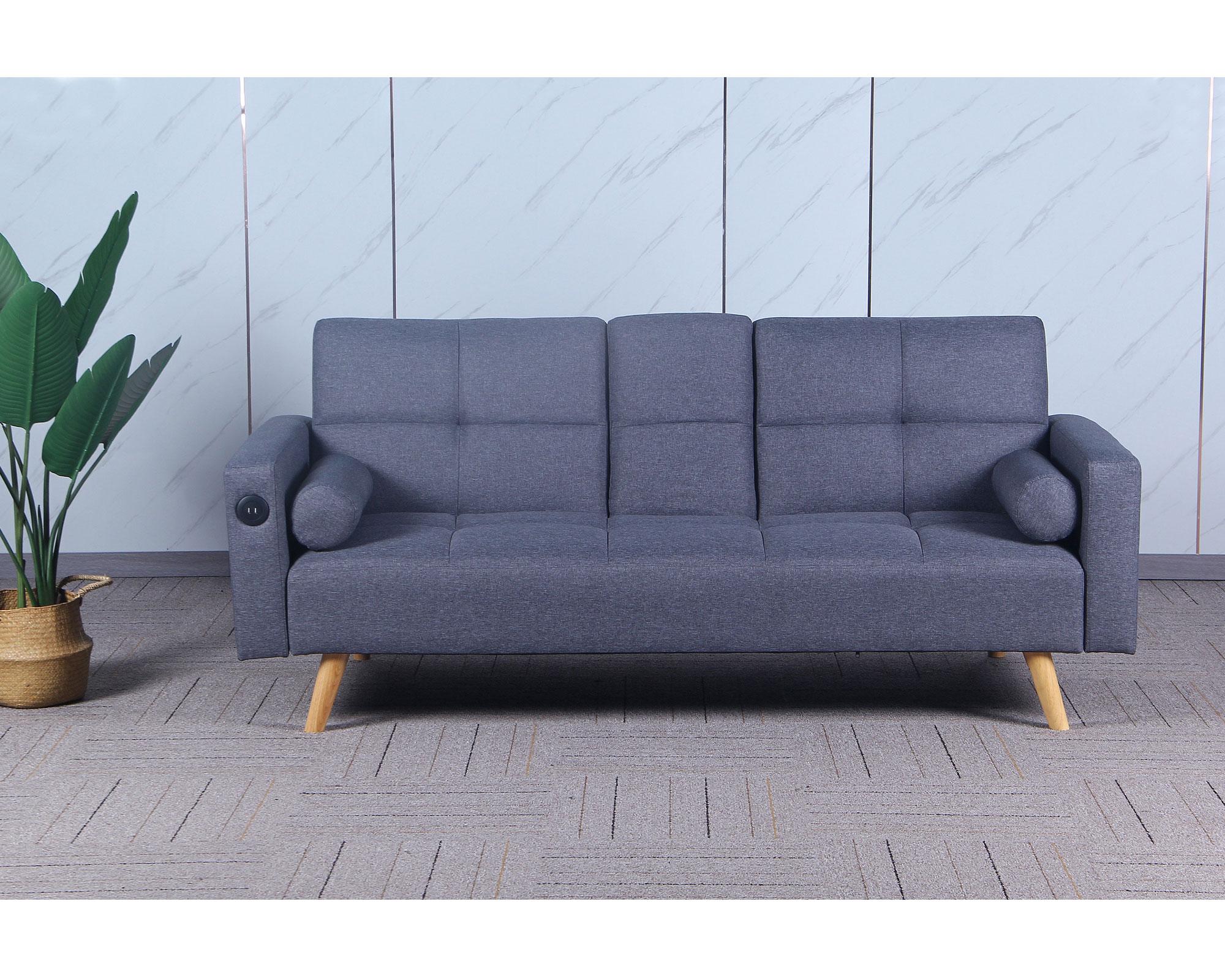 Futón Martin con apoyabrazo USB M+Design-4