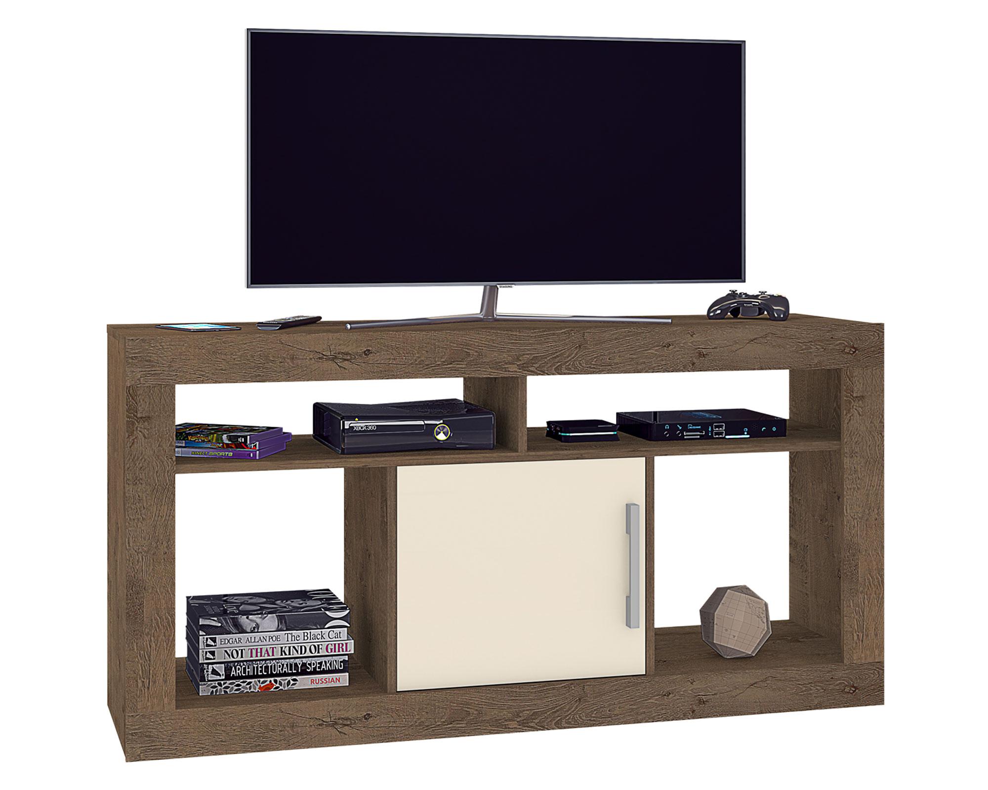 Rack TV 55'' Voli mocca/blanco M+Design-2