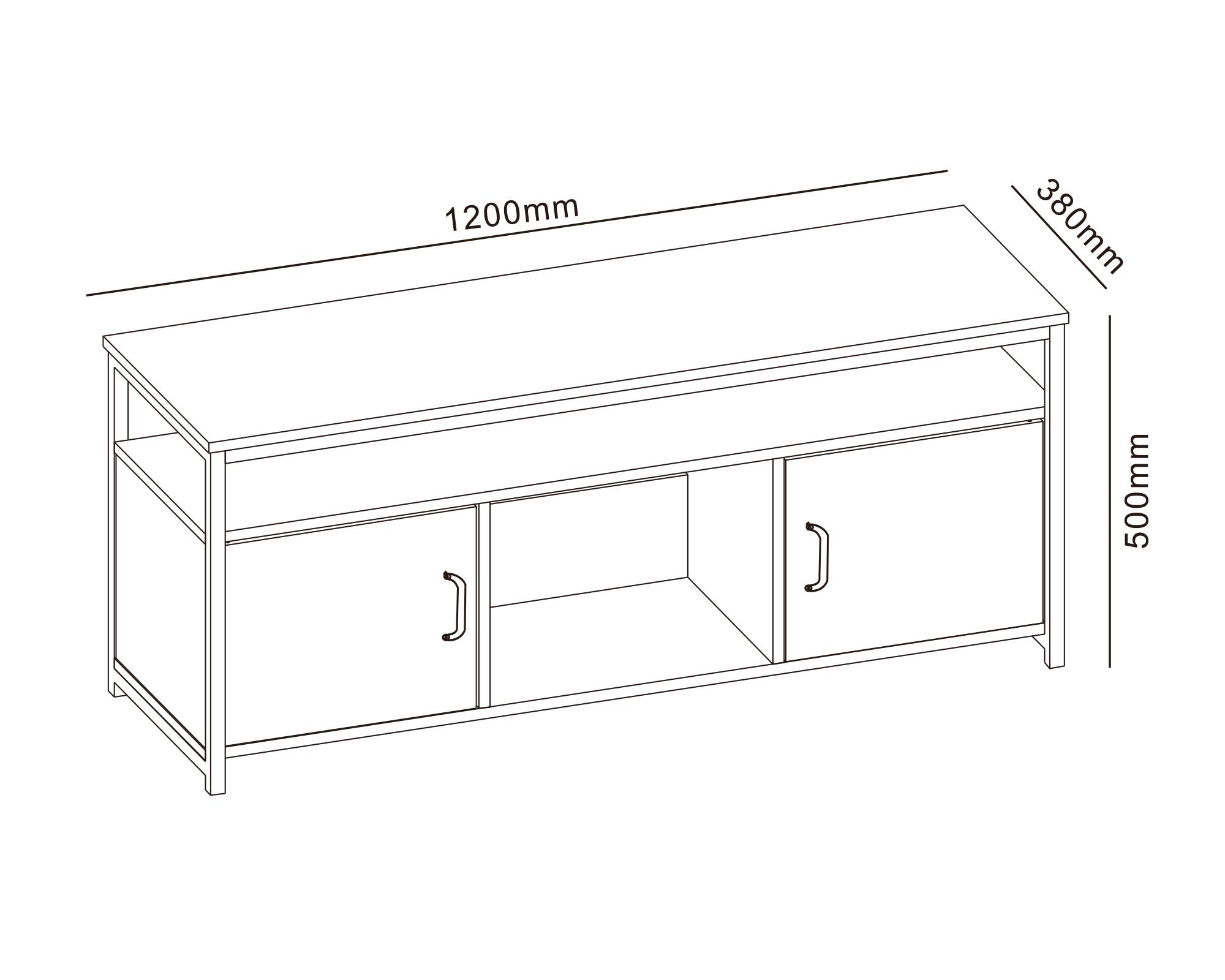 Rack TV Alerce natural-7