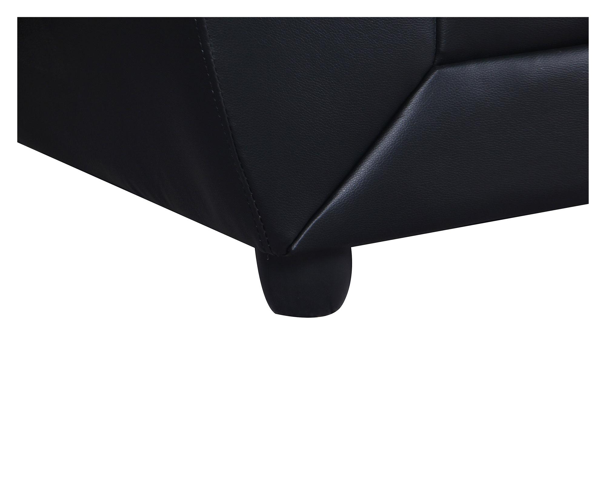 Sofá 3 cuerpos Robert negro-2