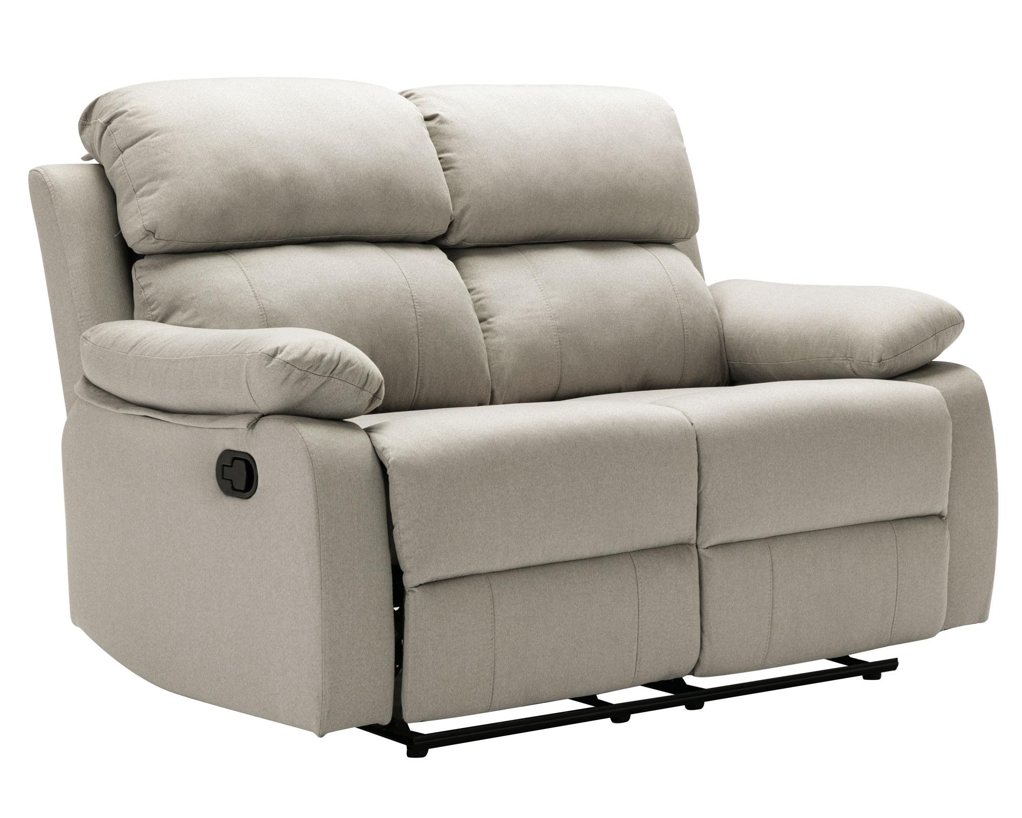 Sofá reclinable Albert gris claro M+Design-1