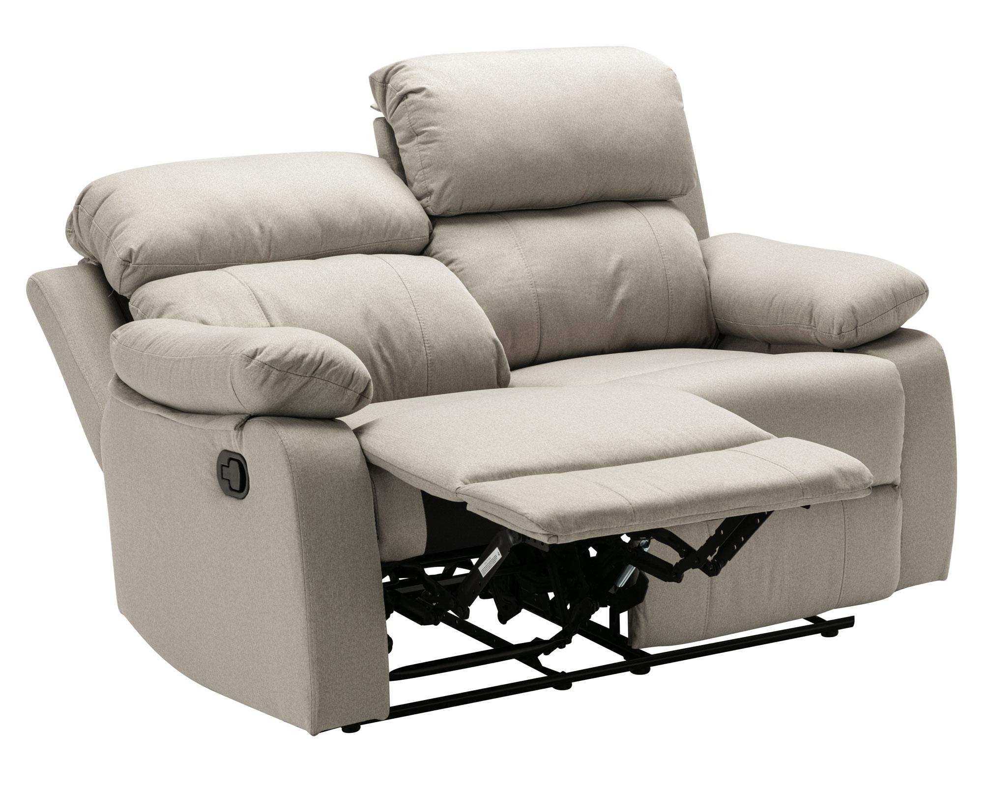 Sofá reclinable Albert gris claro M+Design-3