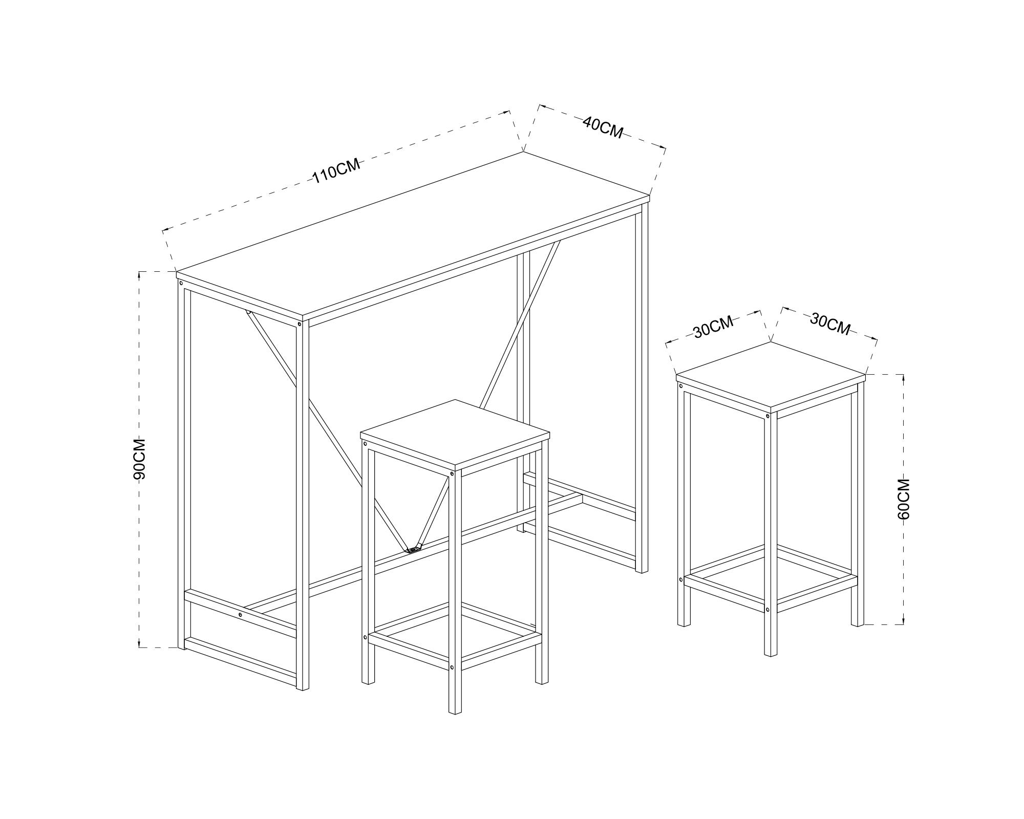 Set desayunador bar M+Design-4