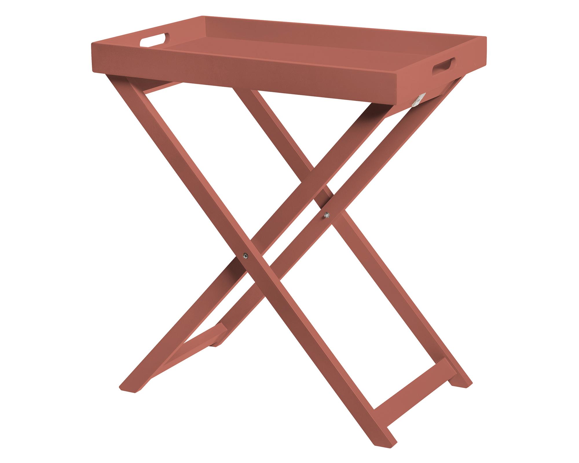 Mesa con bandeja terracota M+Design-1